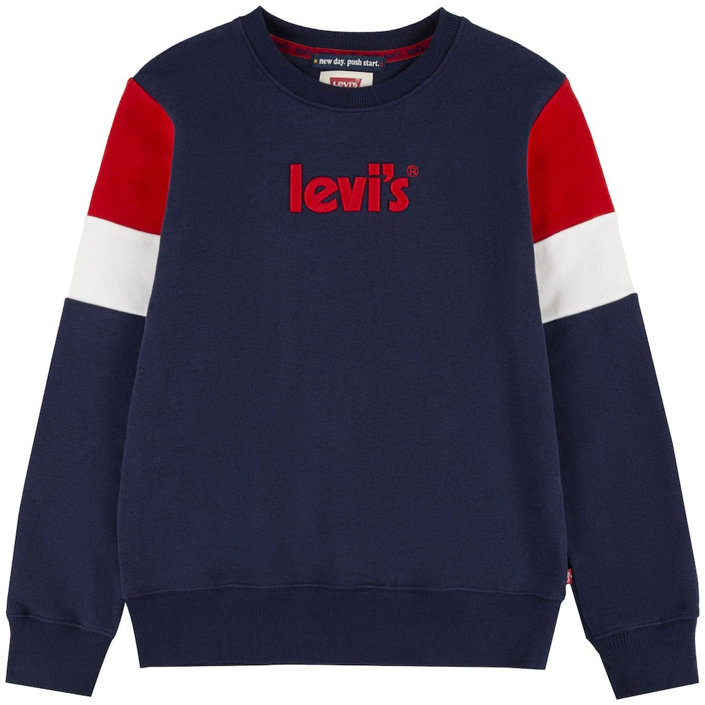 Levi's® Kids Sweatshirt »COLORBLOCKED CREW«