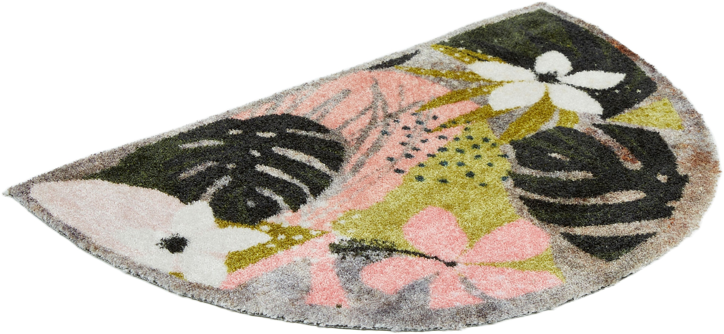 ASTRA Fußmatte »Pure&Soft 013«, halbrund, 7 mm Höhe, Sauberlaufmatte, weiche Oberfläche, waschbar, rutschfest
