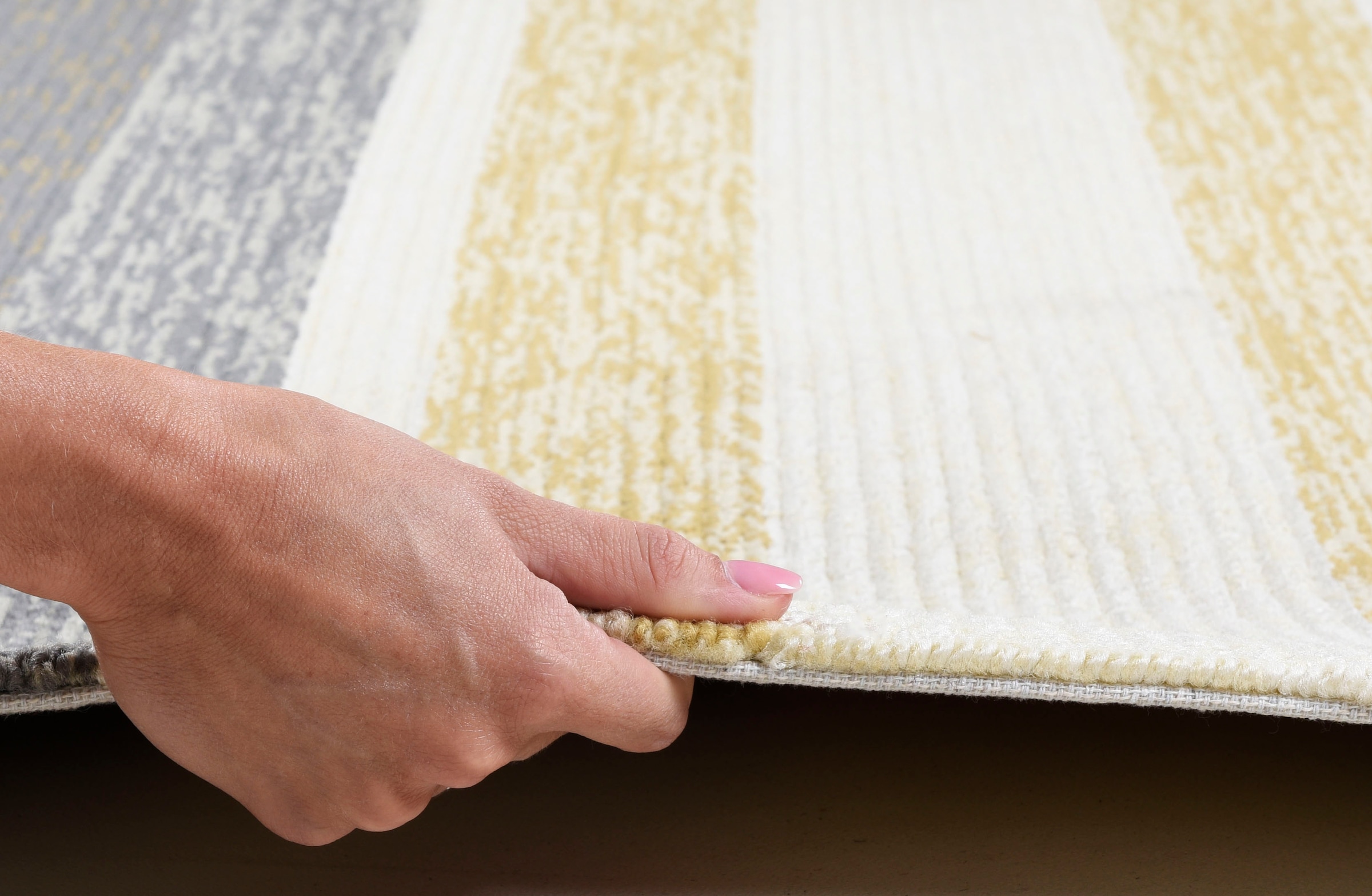 Gino Falcone Teppich »Rosetta-Stripes«, rechteckig, 20 mm Höhe, In- und Outdoor geeignet, Wohnzimmer