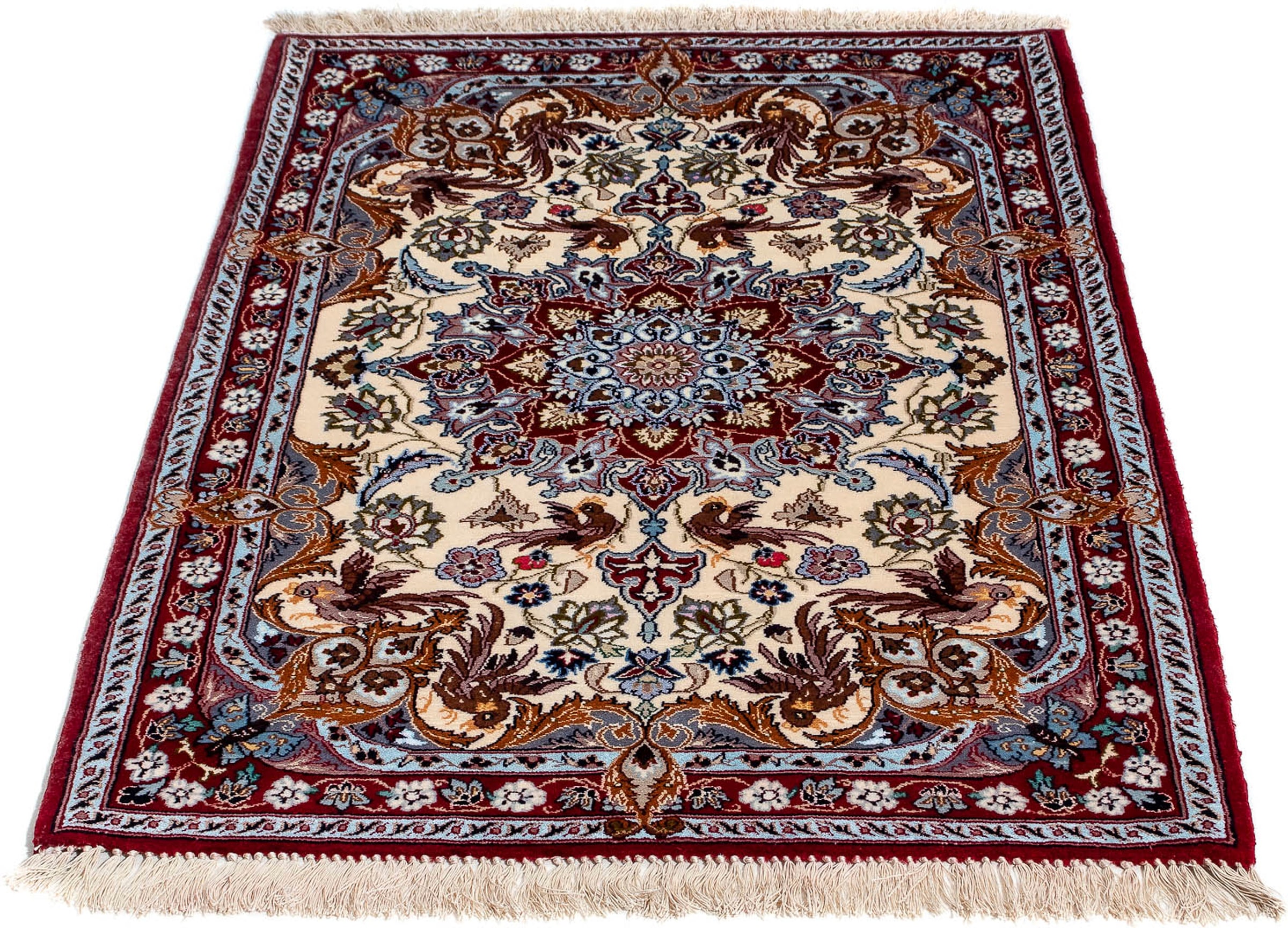 morgenland Orientteppich »Perser - Isfahan - Premium - 100 x 73 cm - dunkel günstig online kaufen