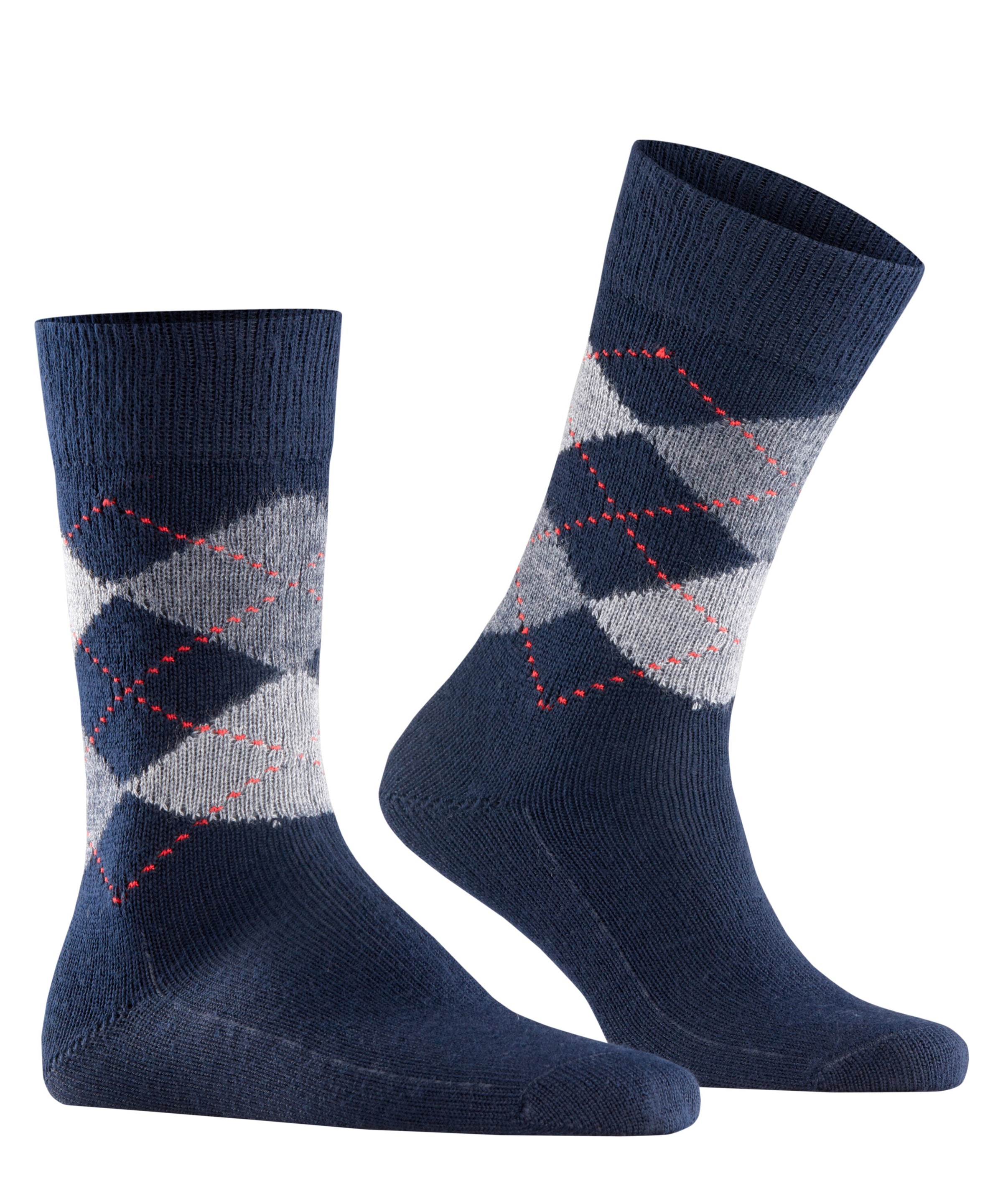 Burlington Socken »Preston« mit Raute; verstärkt, hochwertig, kariert
