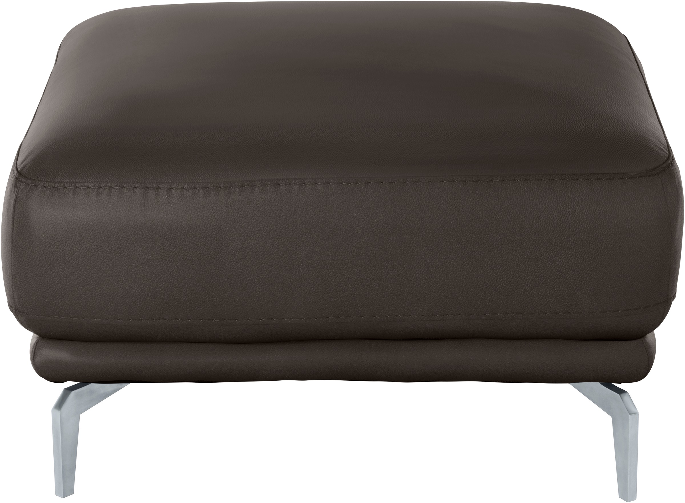 W.SCHILLIG Hocker »montanaa«, mit Metallfüßen in Silber matt, Breite 71 cm