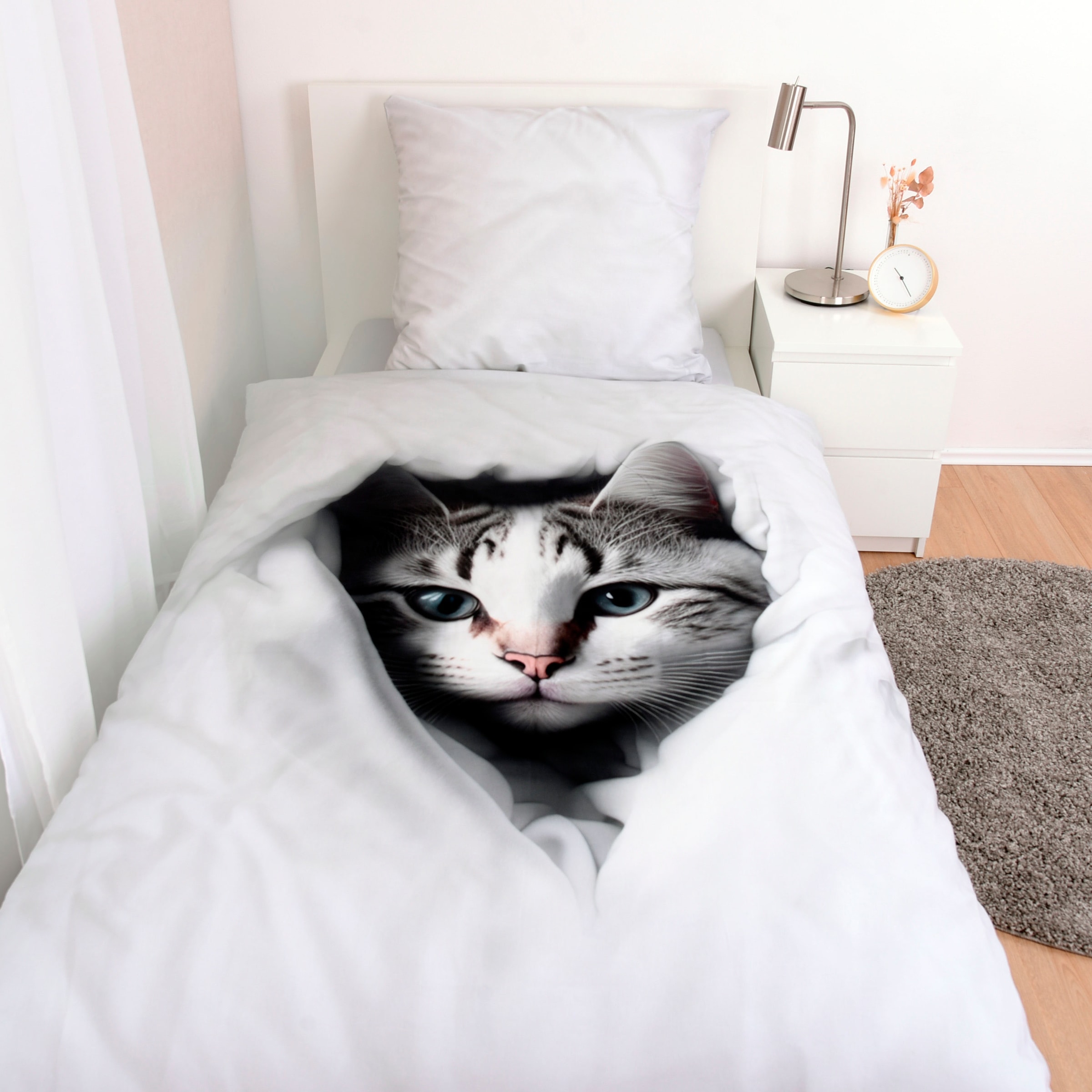 Herding Young Collection Bettwäsche »YC Katze«, mit tollem Motiv