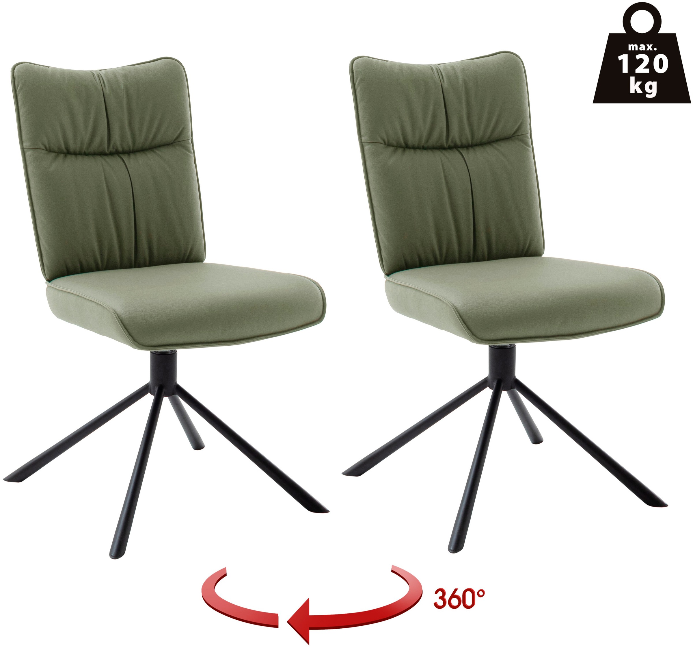 MCA furniture 4-Fußstuhl »MARIN Esszimmerstuhl (2er Set) - Stuhl«, (Set), 2 günstig online kaufen