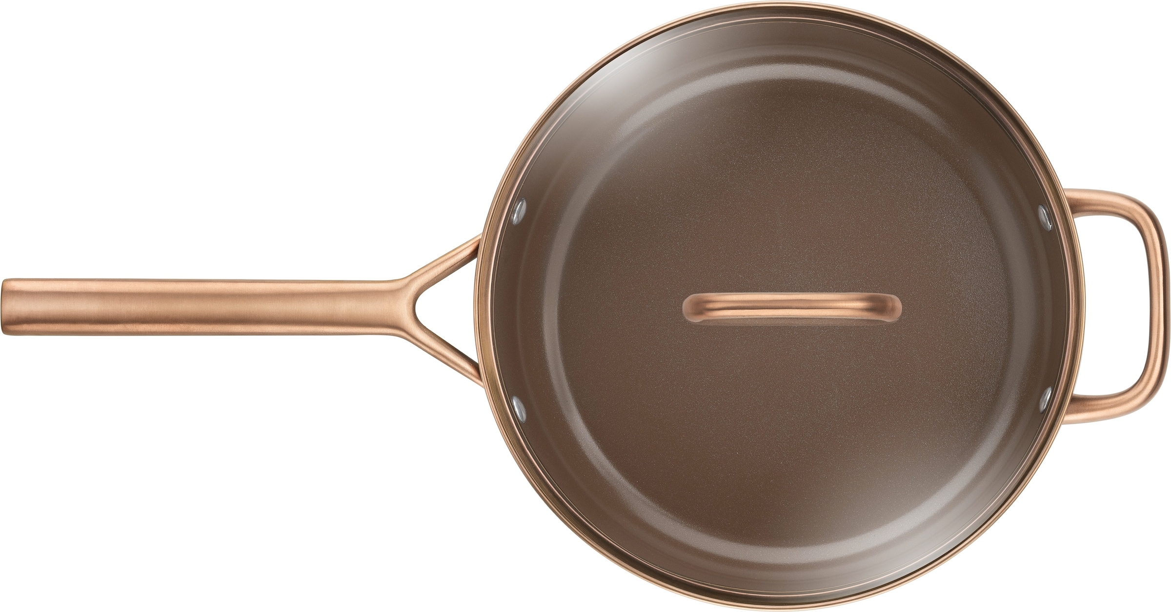 Zwilling Schmorpfanne »Milano, Pfanne mit Glasdeckel« Aluminium 1 tlg. Keramik-Antihaftbeschichtung, Induktion, Made in Italy