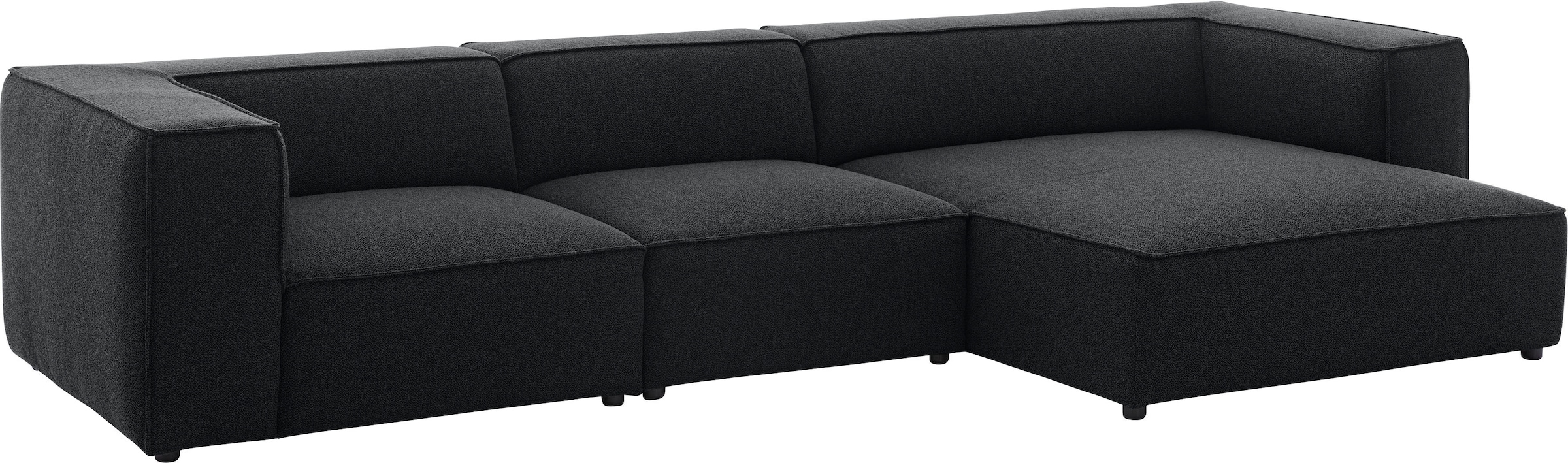 W.SCHILLIG Ecksofa »around-the-block«, mit eleganter Biese, mit Federkern, Breite 341 cm