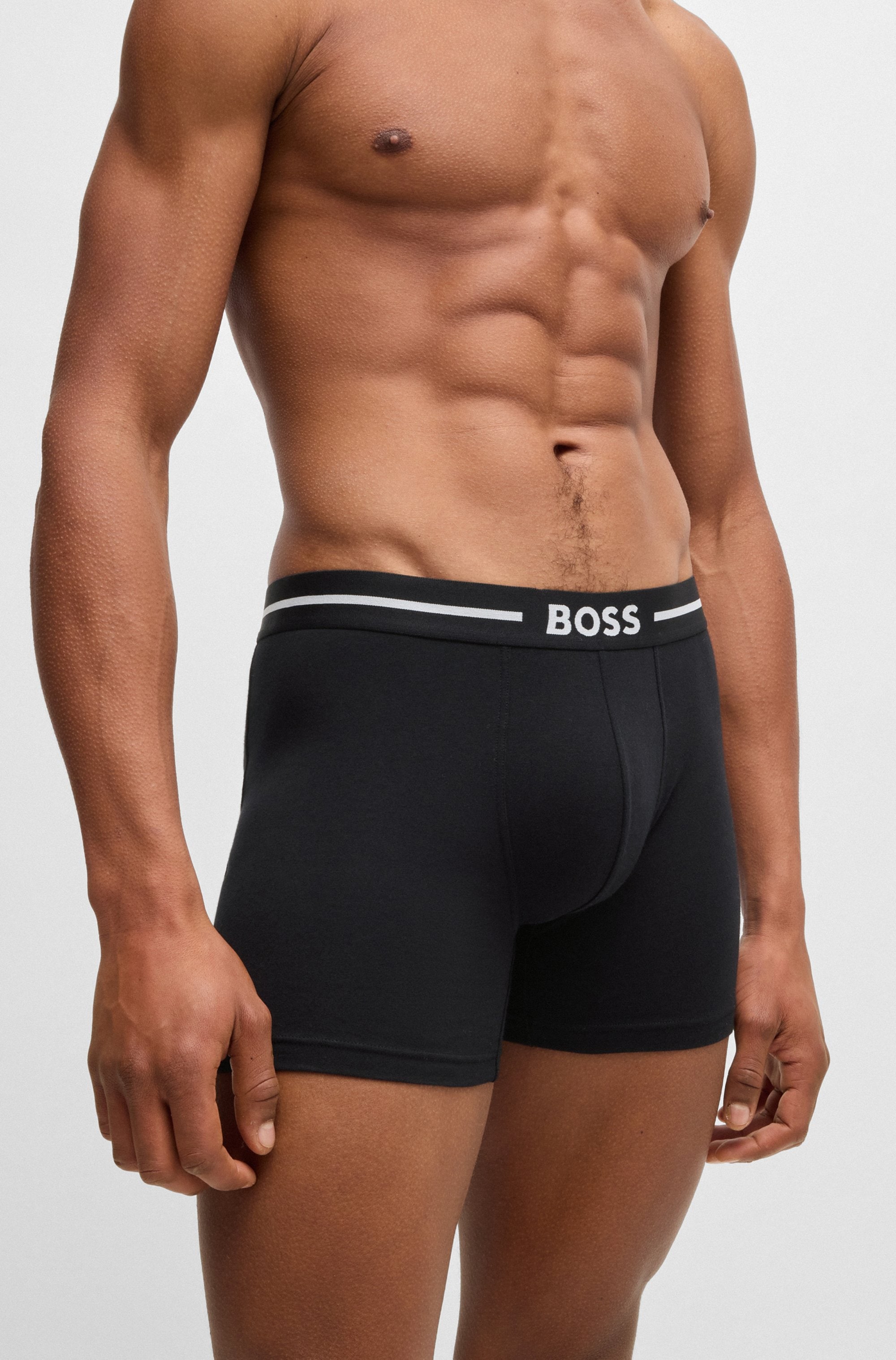 BOSS Boxer »BoxerBr 3P Bol«, (Packung, 3 St.), mit BOSS Schriftzug
