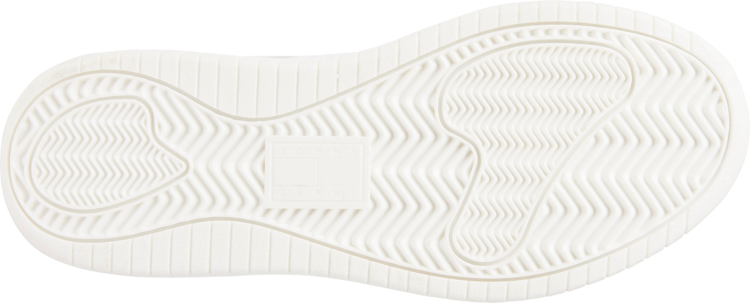 Tommy Jeans Keilsneaker »TJW RETRO BASKET FLATFORM CHARM«, mit Tommy Jeans Schmuckelement, Freizeitschuh, Halbschuh, Schnürschuh