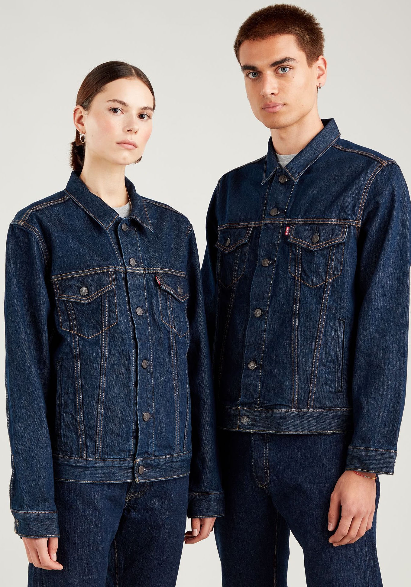 Levi's® Jeansjacke »VINTAGE FIT TRUCKER JKT«, ohne Kapuze, mit Knopfleiste