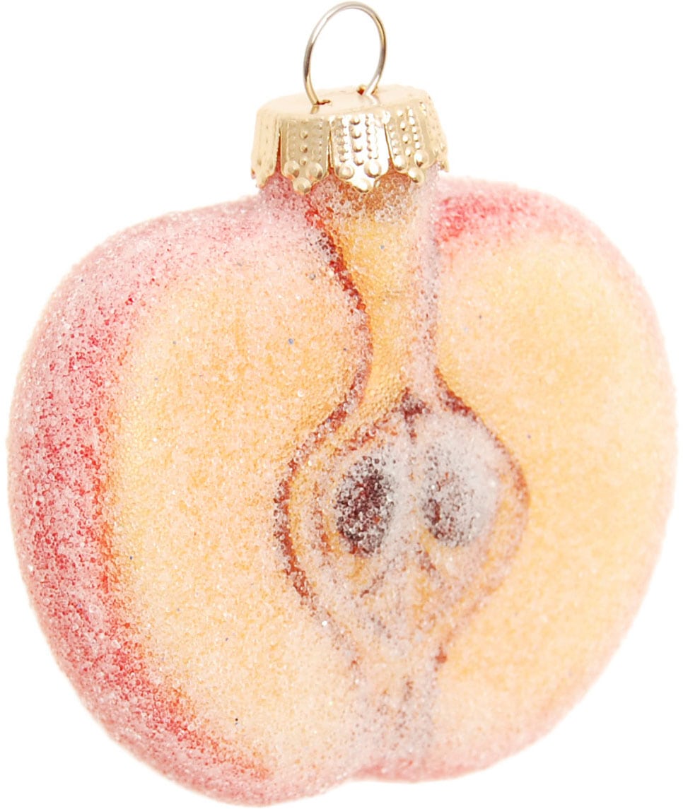 Krebs Glas Lauscha Christbaumschmuck »Glassortiment "Gezuckerte Früchte", 6 cm bis 8 cm«, (Set, 6 tlg.), Weihnachtsdeko, Weihnachtsbaumkugel, Christbaumkugeln aus Glas