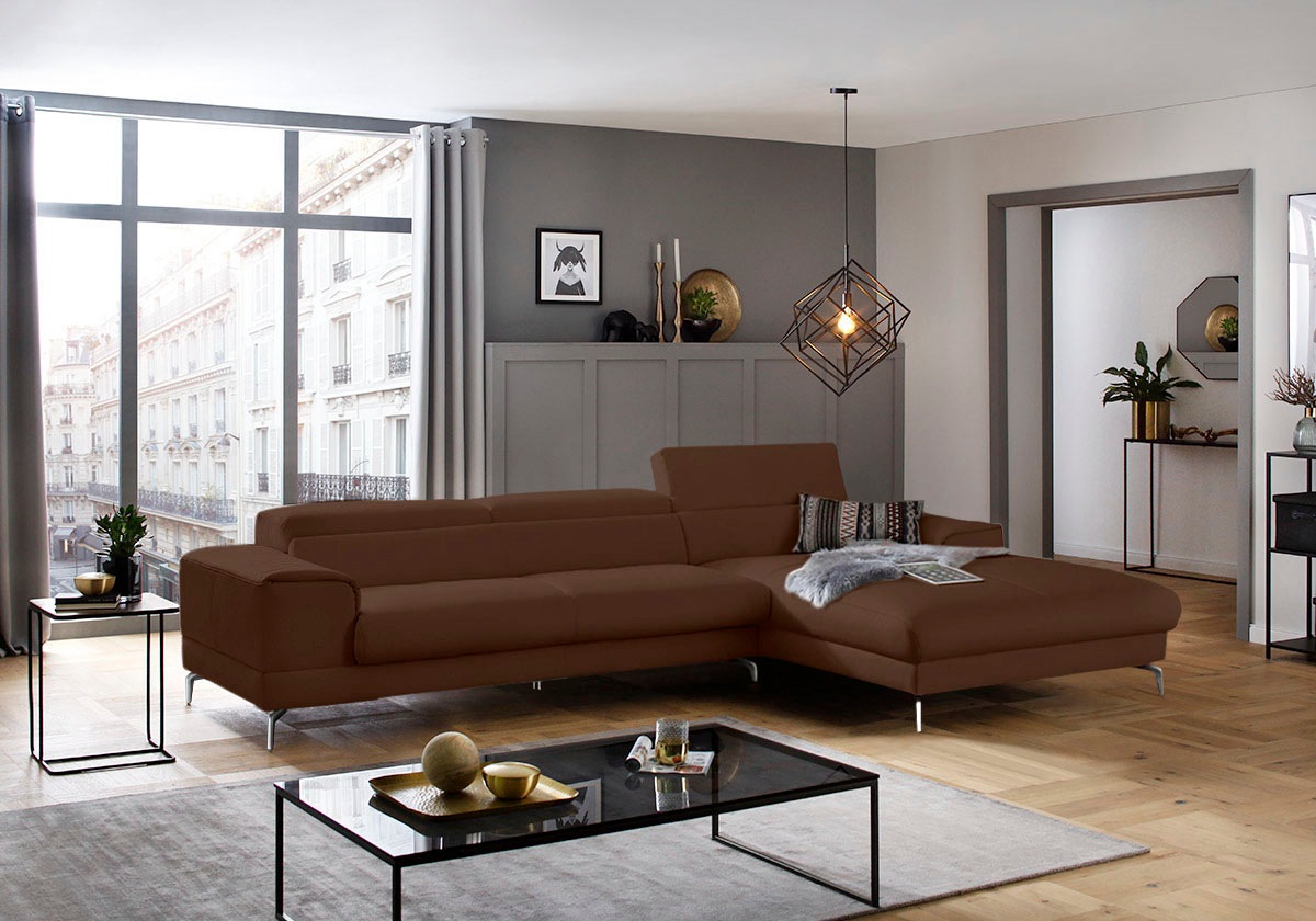 W.SCHILLIG Ecksofa »piedroo, Designsofa mit tollem Sitzkomfort, elegant und günstig online kaufen