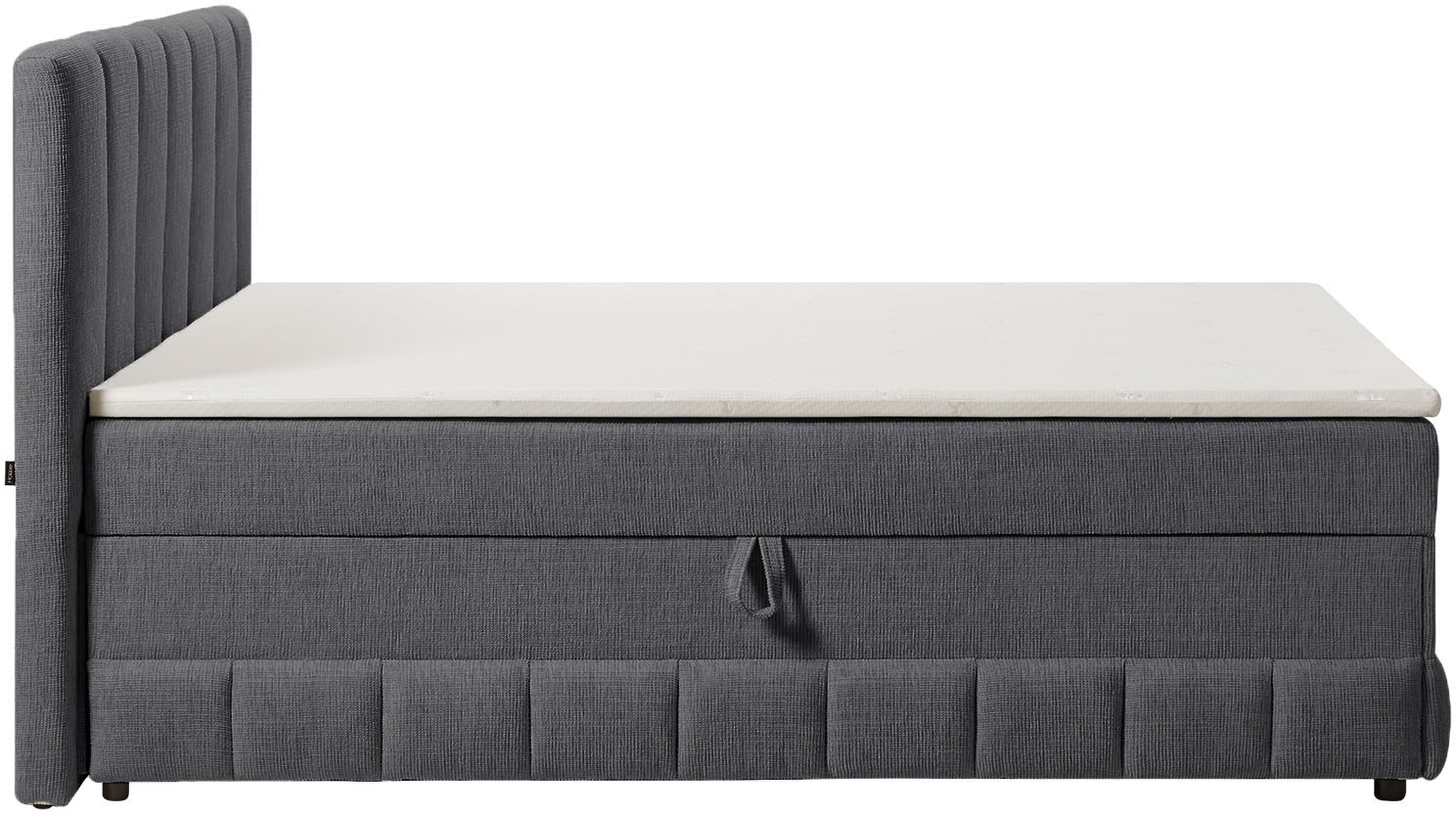 OTTO home Boxbett »Likely inkl. Bettkasten, Liegefläche 180x200 cm, in Boxspring-Optik«, inkl. Topper, erhältlich in verschiedenen Farben