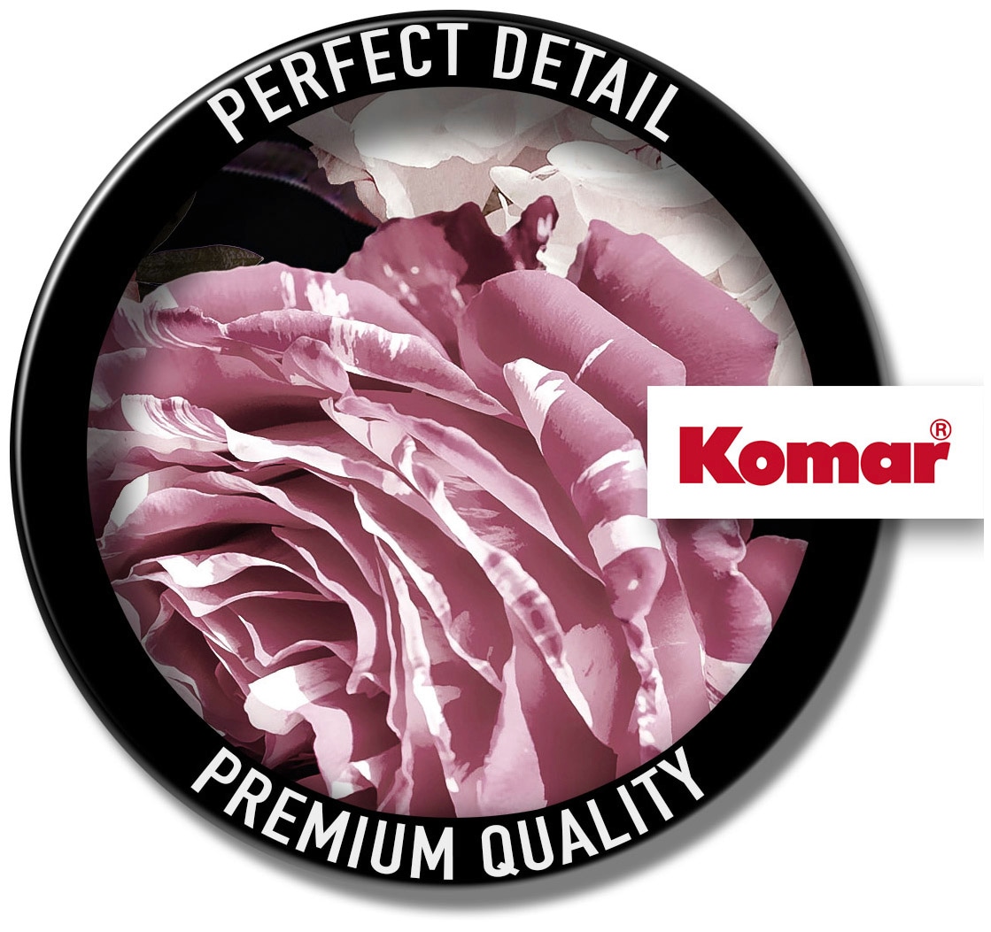 Komar Vliestapete »Digitaldruck Vlies -  Bouquet Noir - Größe 200 x 250 cm« bedruckt glatt Wohnzimmer, Schlafzimmer