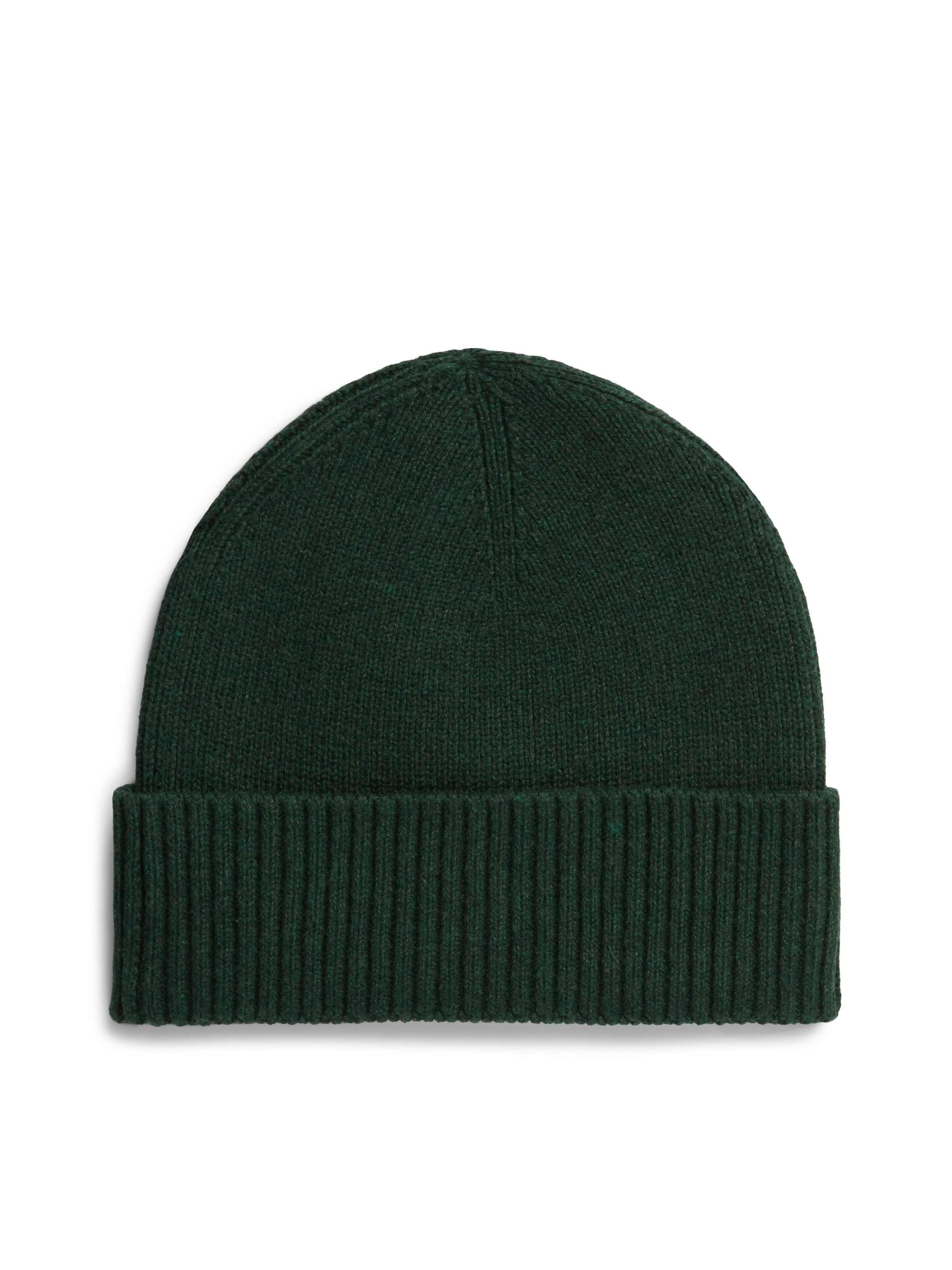 Tommy Hilfiger Strickmütze »TH FLAG PIMA COTTON BEANIE« Beanie mit Logostickerei, mit Kaschmiranteil Unisex