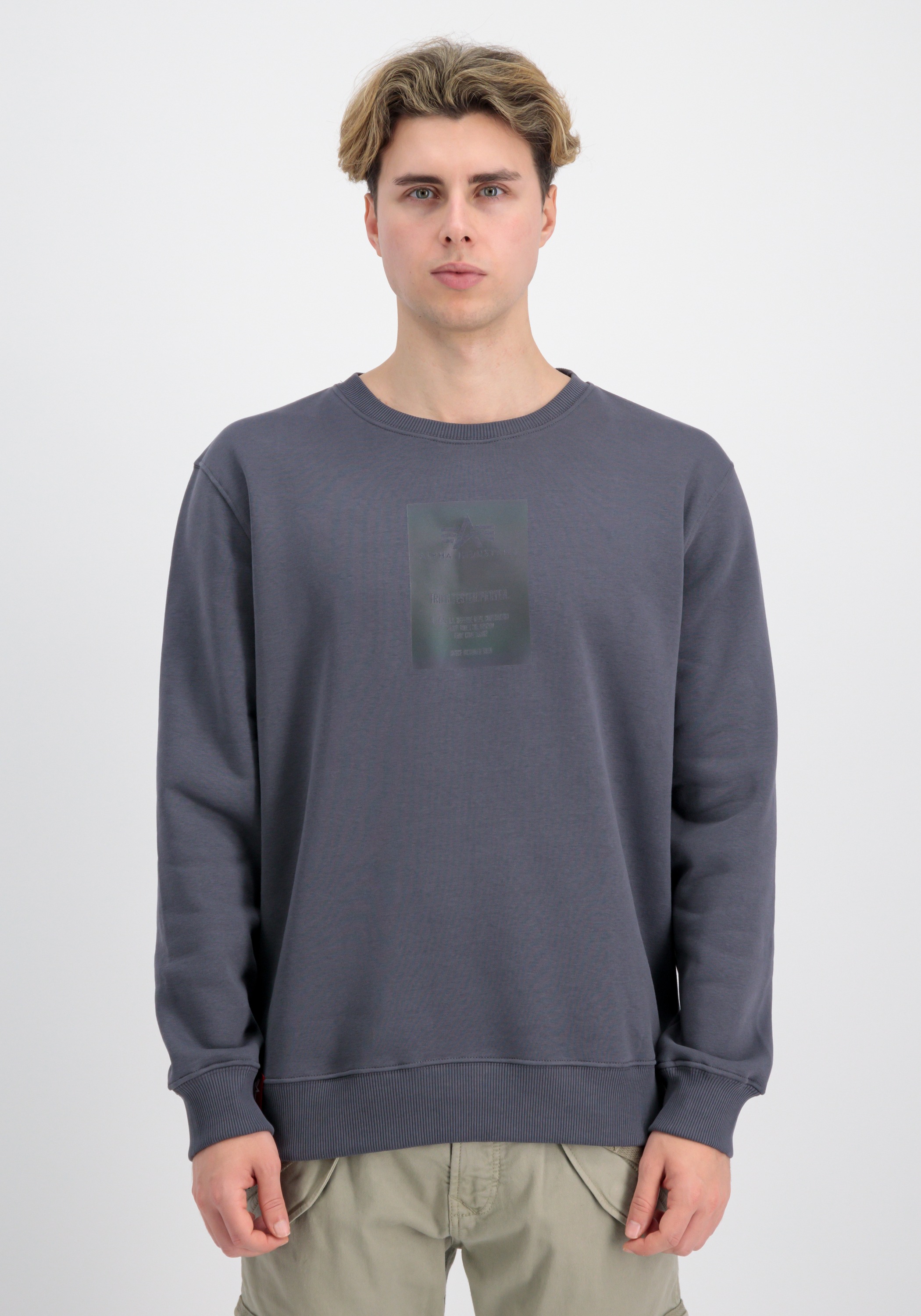 Alpha Industries Sweater »Alpha Industries Men - Sweatshirts Rainbow Refl. Label Sweater«