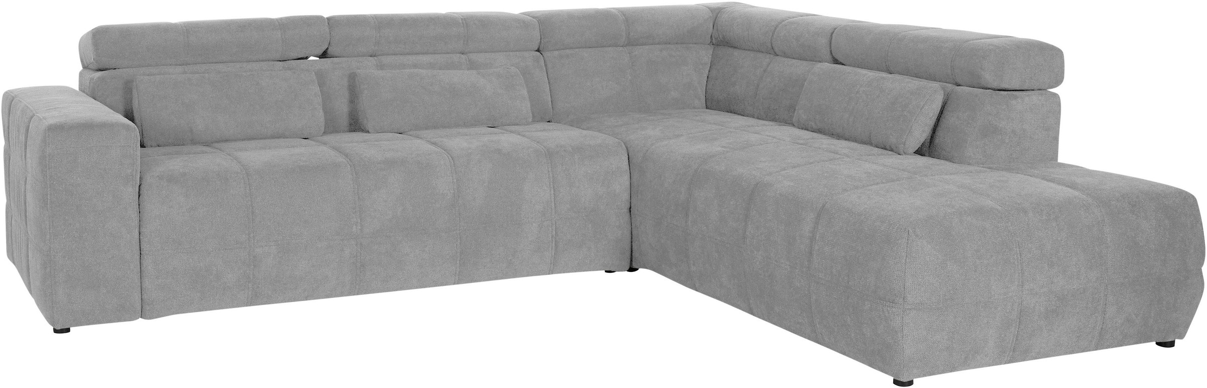 DOMO collection Ecksofa »Brandon L-Form, auch in Leder« inklusive Kopfteilv günstig online kaufen