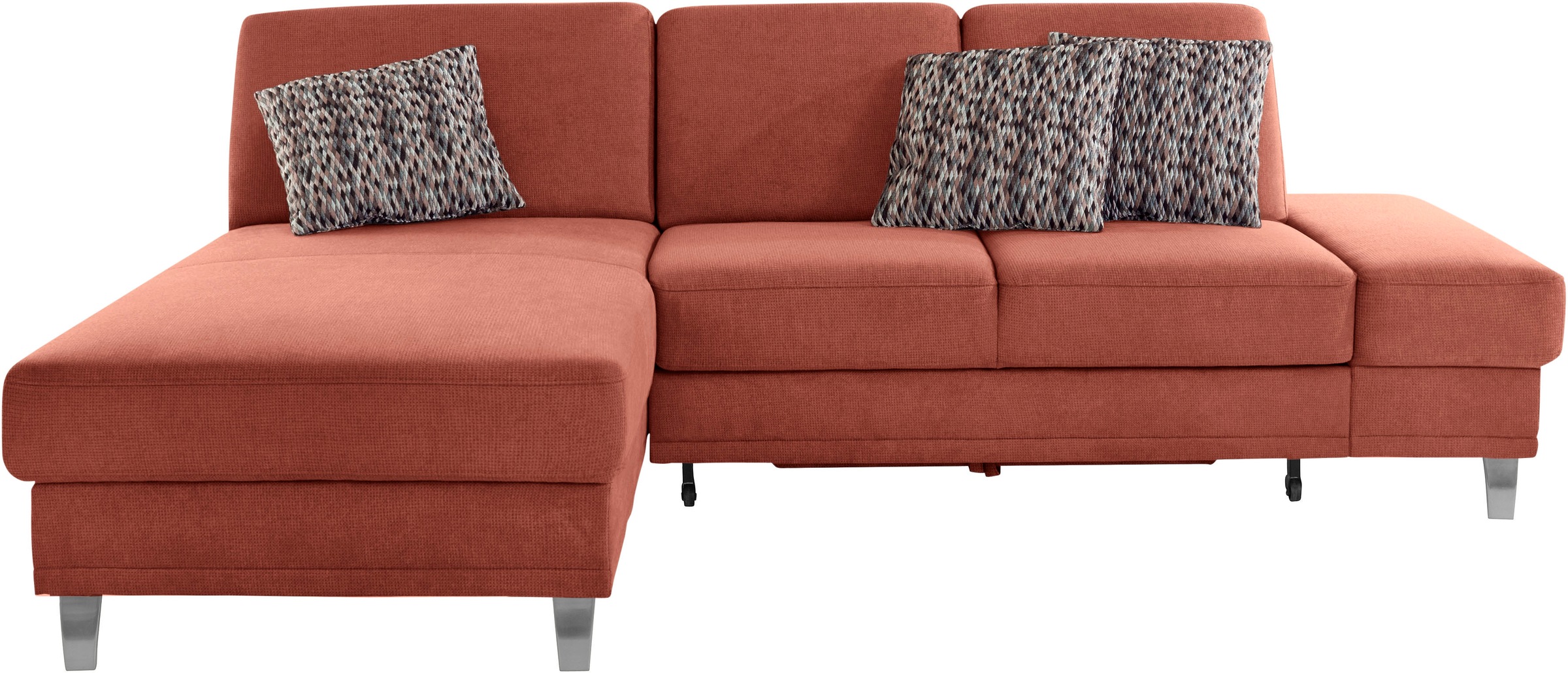 sit&more Ecksofa »Clio L-Form«, wahlweise mit Bettfunktion oder Vorziehsitz günstig online kaufen