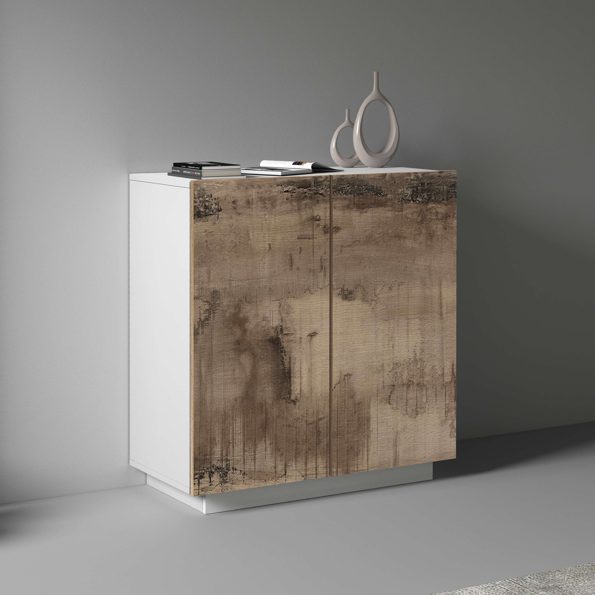 INOSIGN Aktenschrank »Coro, Mehrzweckschrank, Büroschrank mit 2 Türen«, & verstellbare Einlegeböden, Höhe 86 oder 166 cm, Made in Italy