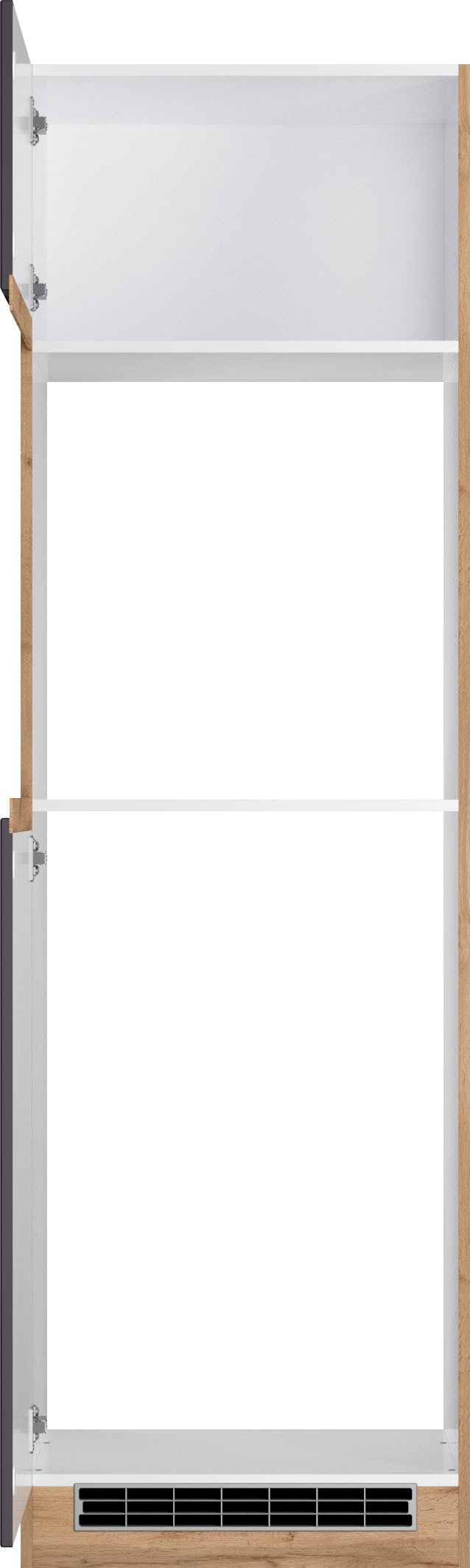 KOCHSTATION Backofen/Kühlumbauschrank »KS-Riesa«, Breite 60 cm, MDF-Fronten