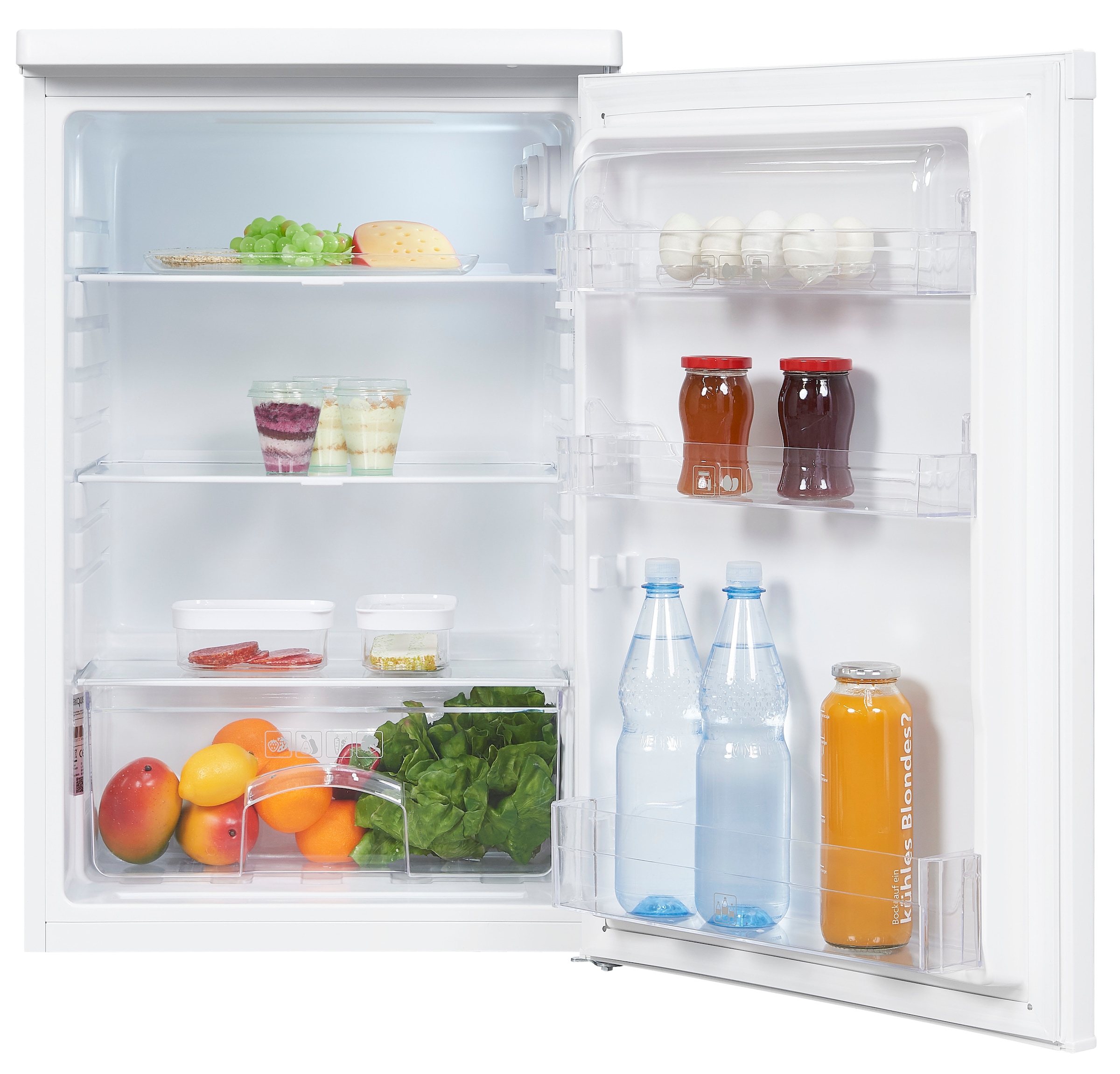 exquisit Kühlschrank »KS16-V-040E weiss«, 127 L Volumen