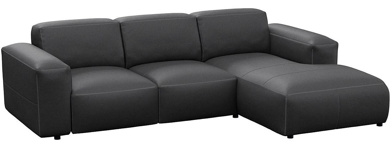 FLEXLUX Ecksofa »Lucera Chaislongue rechts oder links, L-Form, bequem«, mod günstig online kaufen