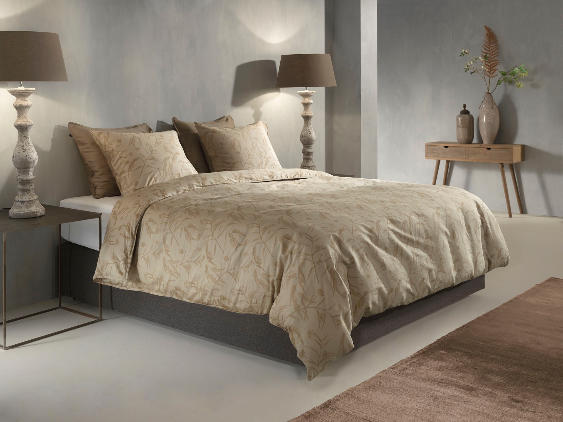 ZO HOME Bettwäsche »Fiori-di-Satinado« 2 Stk. Bettwäsche aus 100% Baumwolle, hochwertiges Mako-Satin