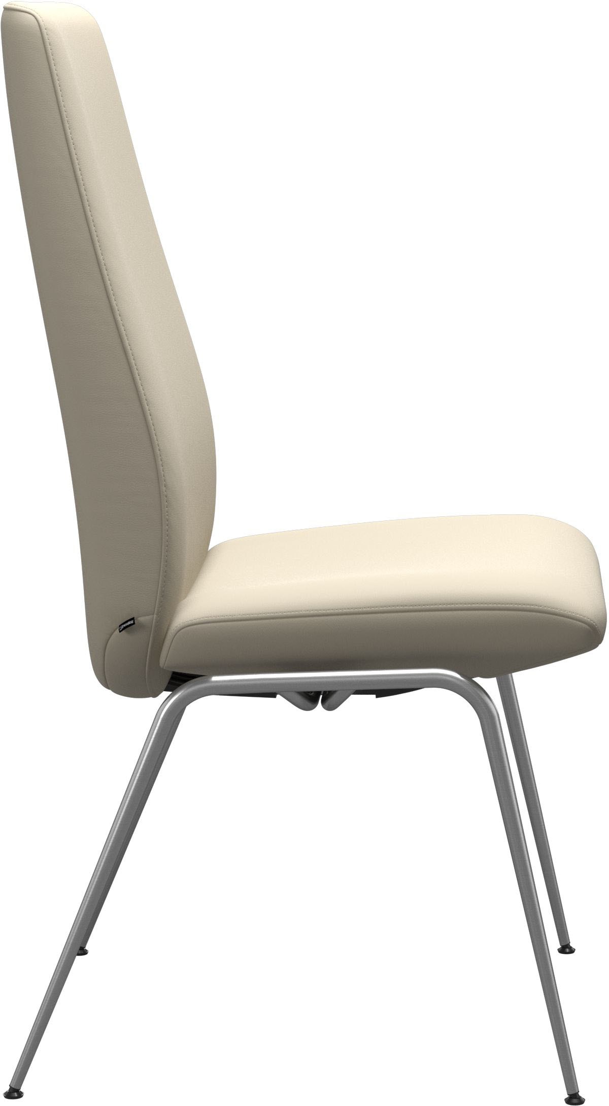 Stressless® Polsterstuhl »Laurel«, Leder BATICK, High Back, Größe L, mit Beinen aus Stahl in Schwarz matt