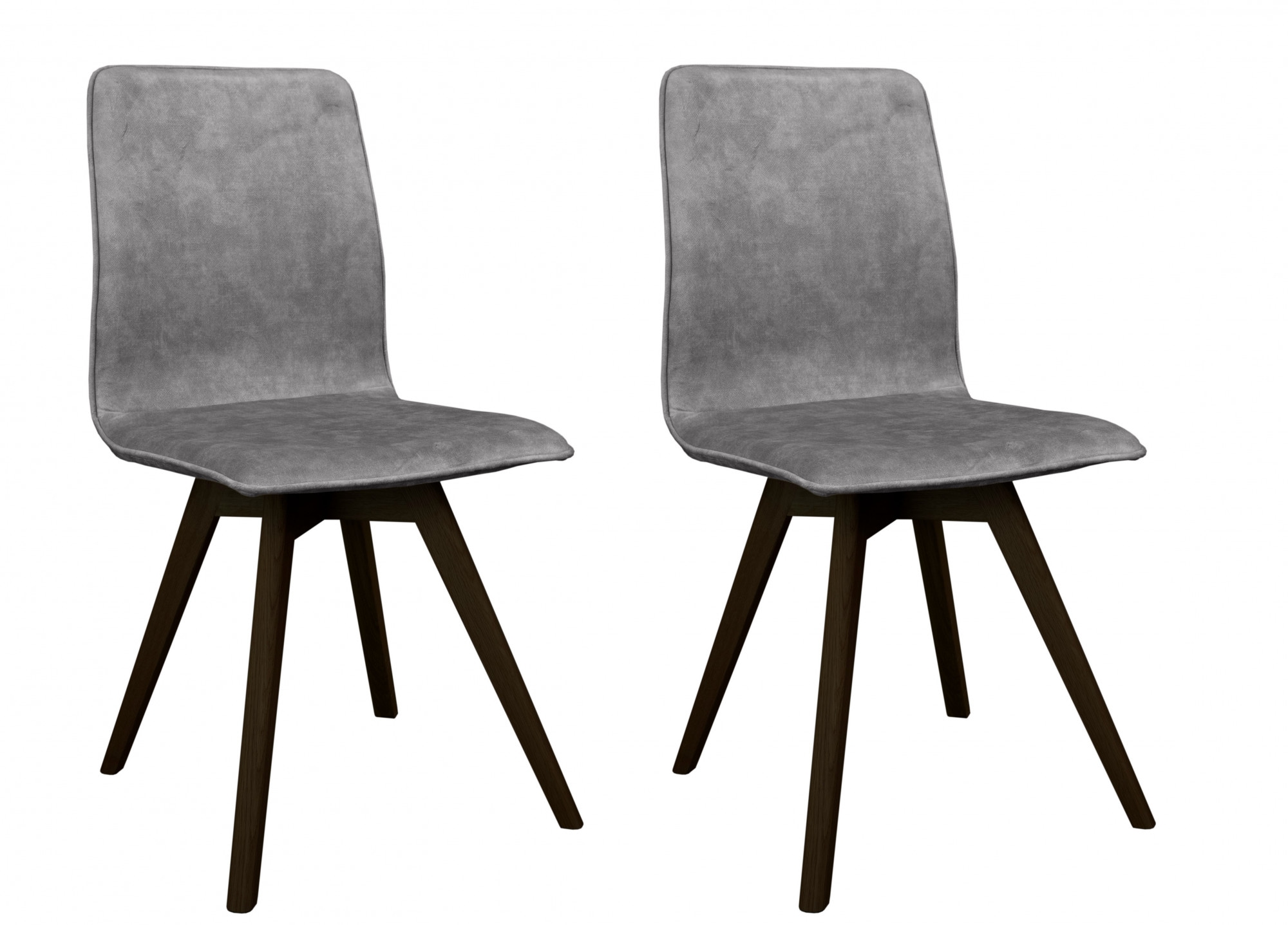 andas Esszimmerstuhl "Rania" (Set) 2 Stk. Samtvelours Massivholzgestell, mi günstig online kaufen
