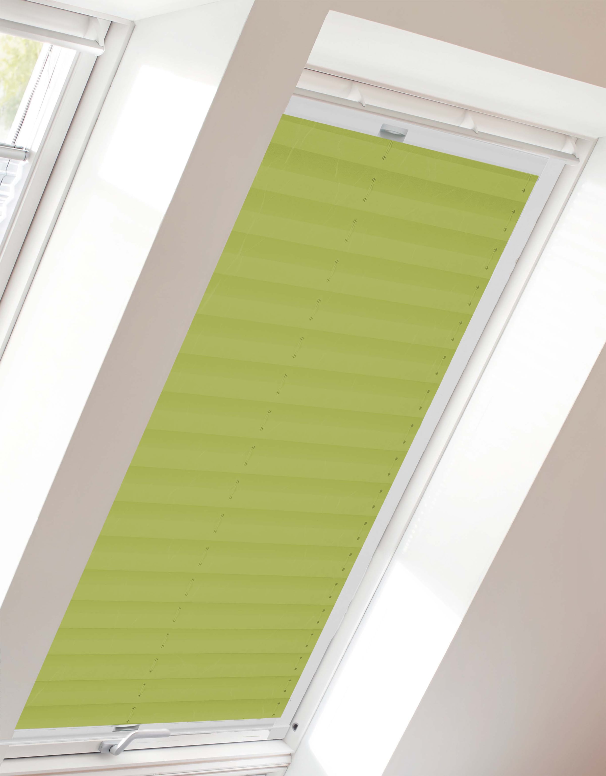 sunlines Dachfensterplissee »Young Style Crush«, Lichtschutz, verspannt, mit Führungsschienen