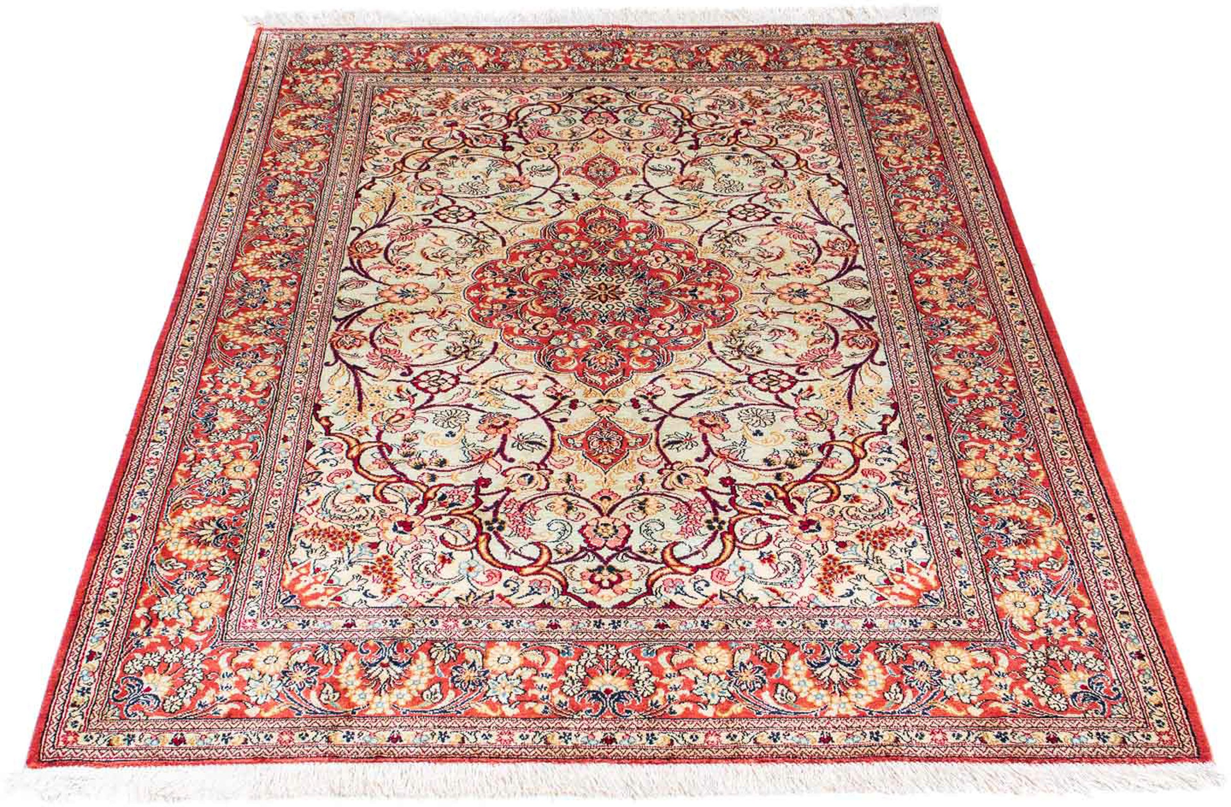 morgenland Orientteppich »Perser - Ghom - 152 x 105 cm - hellrot«, rechteck günstig online kaufen
