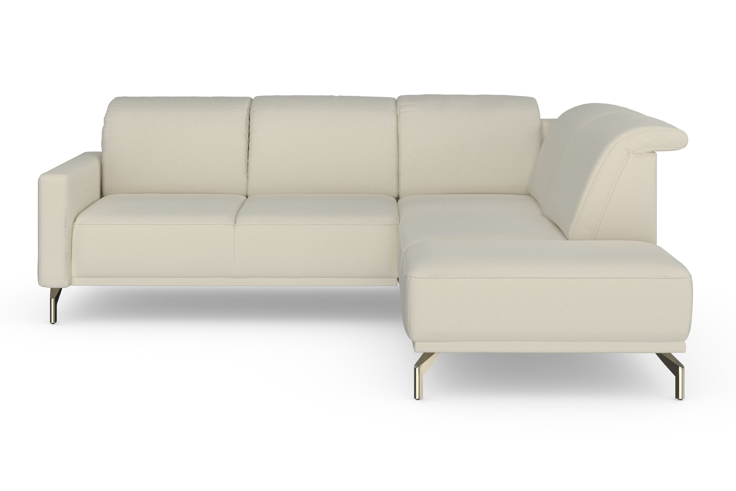 sit&more Ecksofa »Bailando L-Form«, wahlweise mit Kopfteilverstellung und Vorziehsitz, motorisch