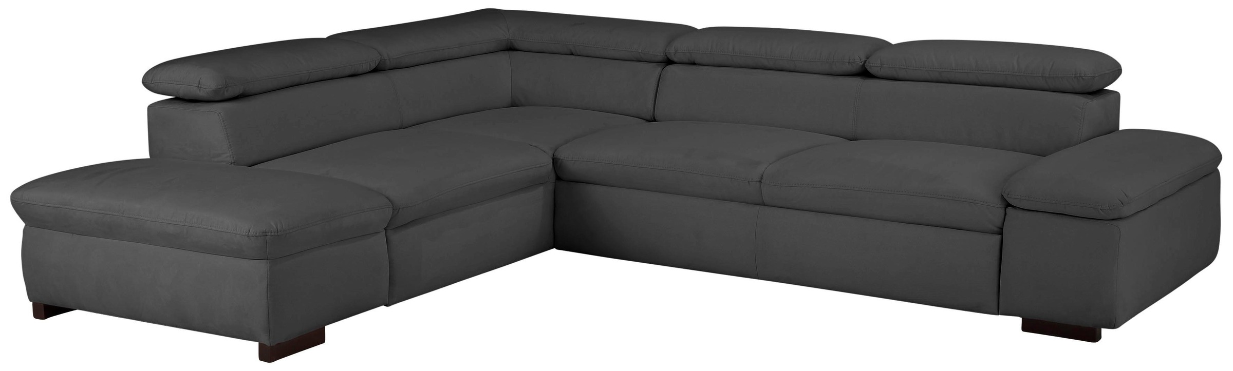Home affaire Ecksofa »Alberto L-Form«, mit Kopfteilverstellung, wahlweise mit Bettfunktion