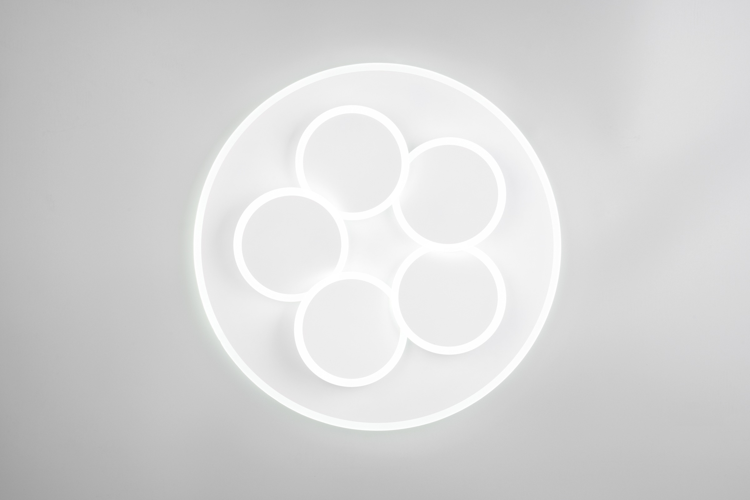 TRIO Leuchten LED Deckenleuchte »MANDALA, LED Deckenlampe mit Fernbedienung, dimmbar CCT Nachtlicht«, 1 flammig, Leuchtmittel LED-Board | LED fest integriert, Memory- und Timerfunktion 4200 Lumen warm- bis kaltweiß 2700-6500K 35W