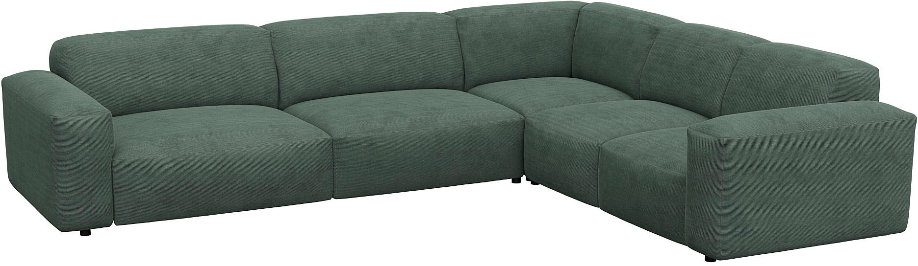 FLEXLUX Ecksofa "Lucera, super bequem durch hochwertigen Sitzaufbau mit Kal günstig online kaufen