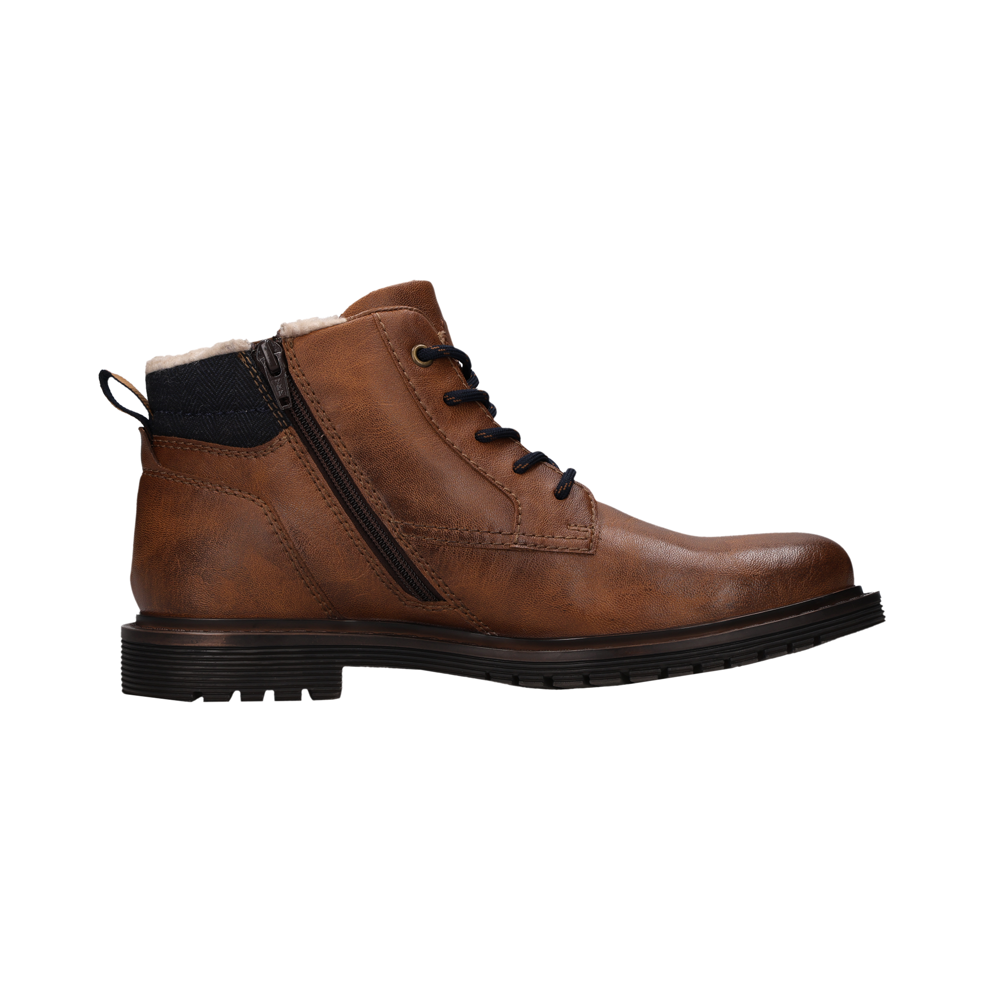 bugatti Schnürboots  Winterboots, Schnürstiefelette mit Warmfutter