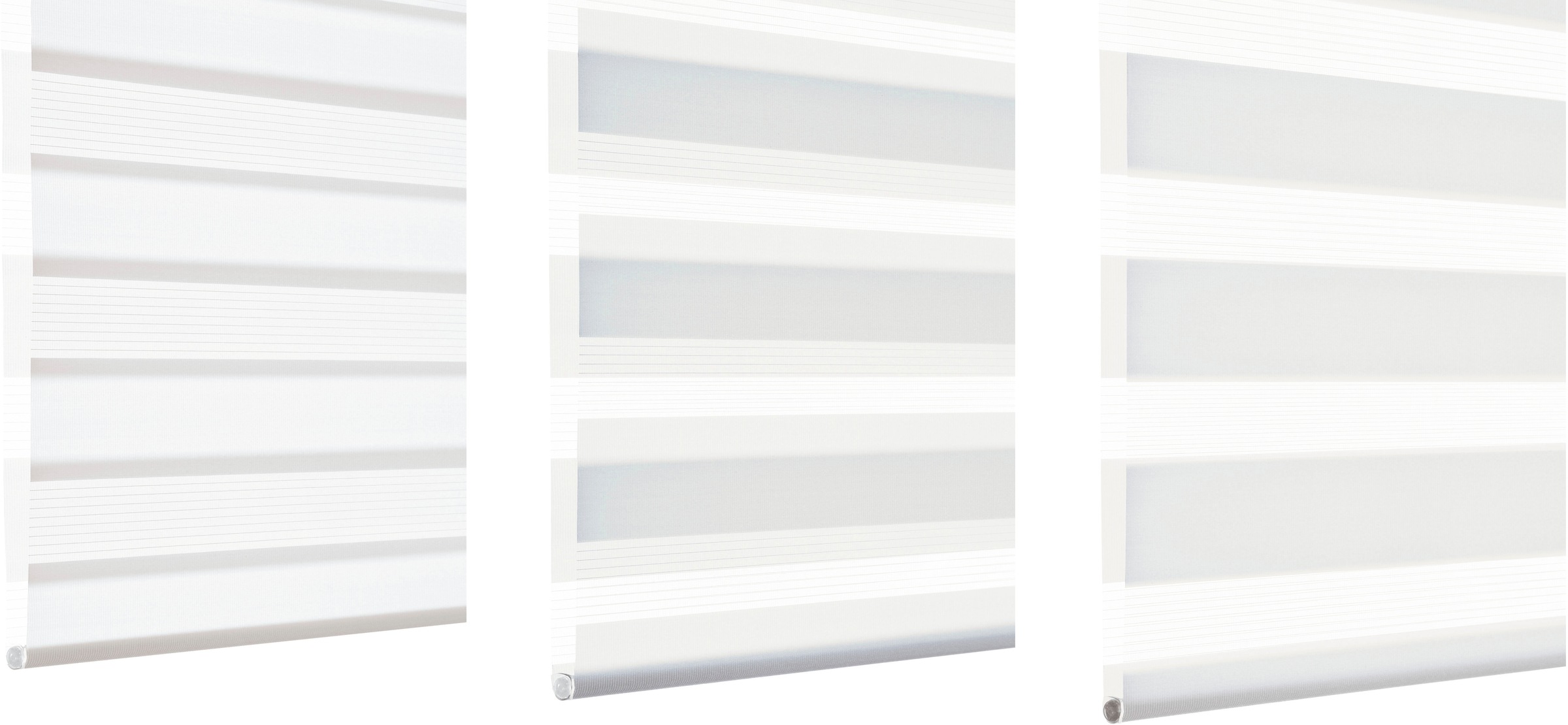 my home Seitenzugrollo »Duo Klemmrollo Easyfix«, Lichtschutz, Sichtschutz, ohne Bohren, freihängend, halbtransparent, vormontiert auf Montageschiene