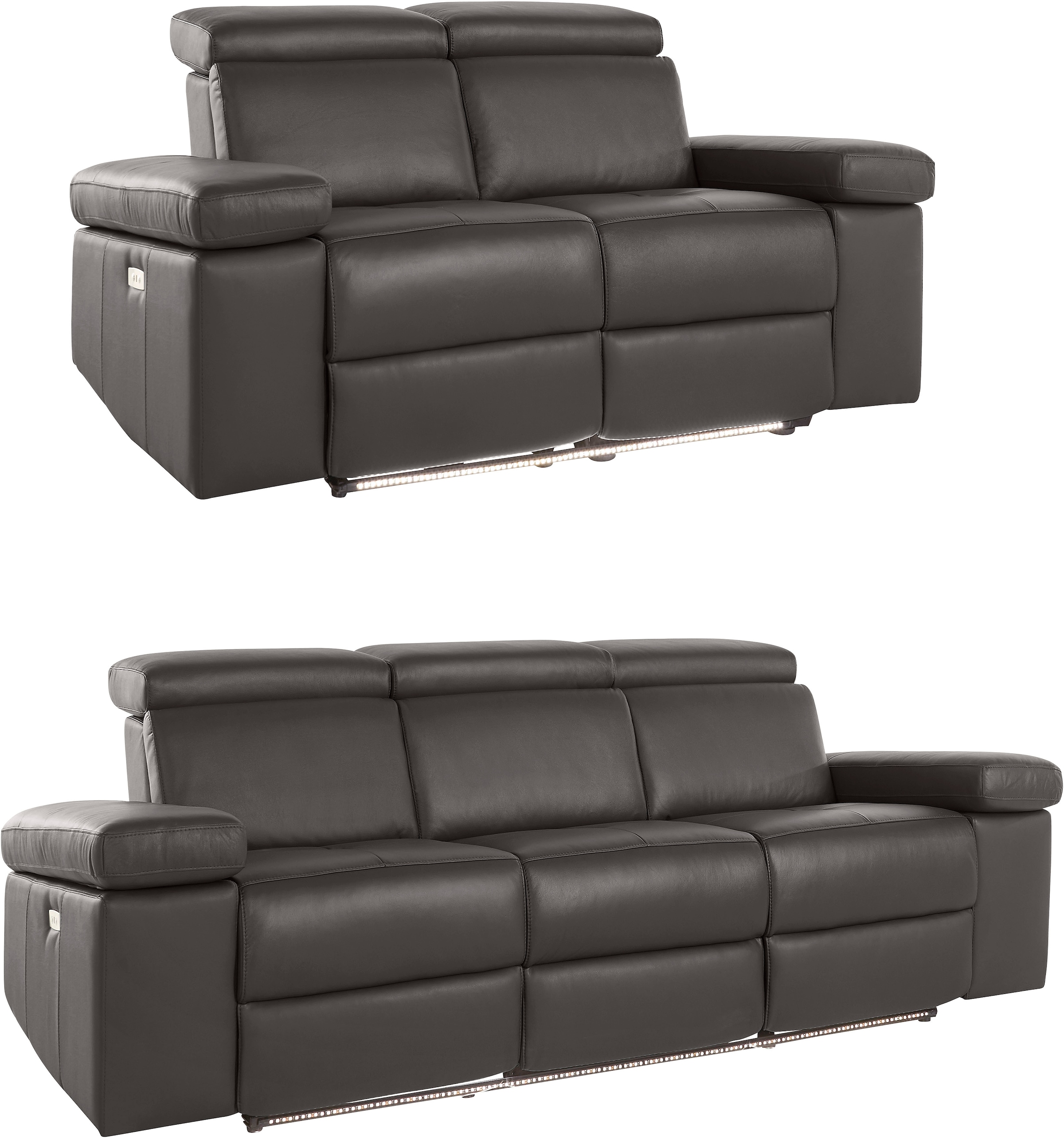 Home affaire Sitzgruppe »Kilado« mit Relaxfunktion, verstellbarer Armlehne, Kopfteilverstellung