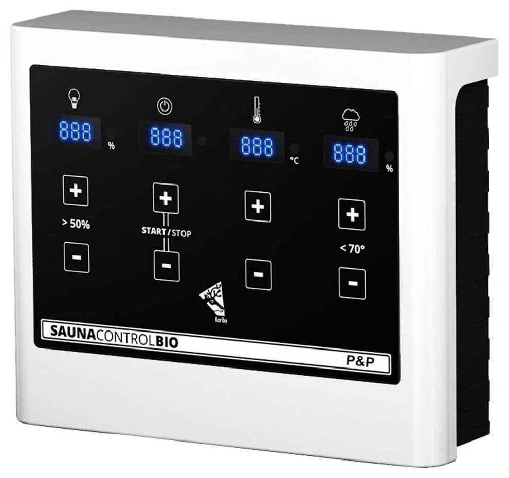 Karibu Sauna »Alani 2« Ofen 3,6 kW Bio-Ofen externe Strg. easy