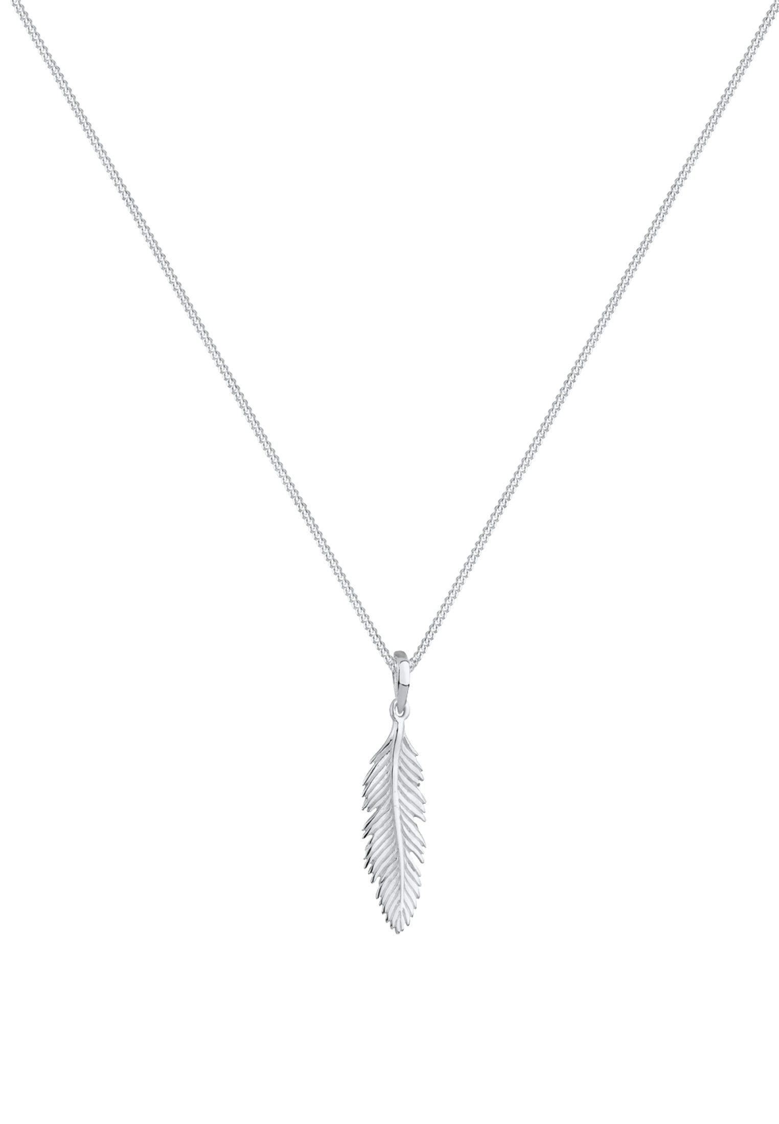 Elli Kette mit Anhänger »mit Feder Anhänger aus 925 Sterling Silber«