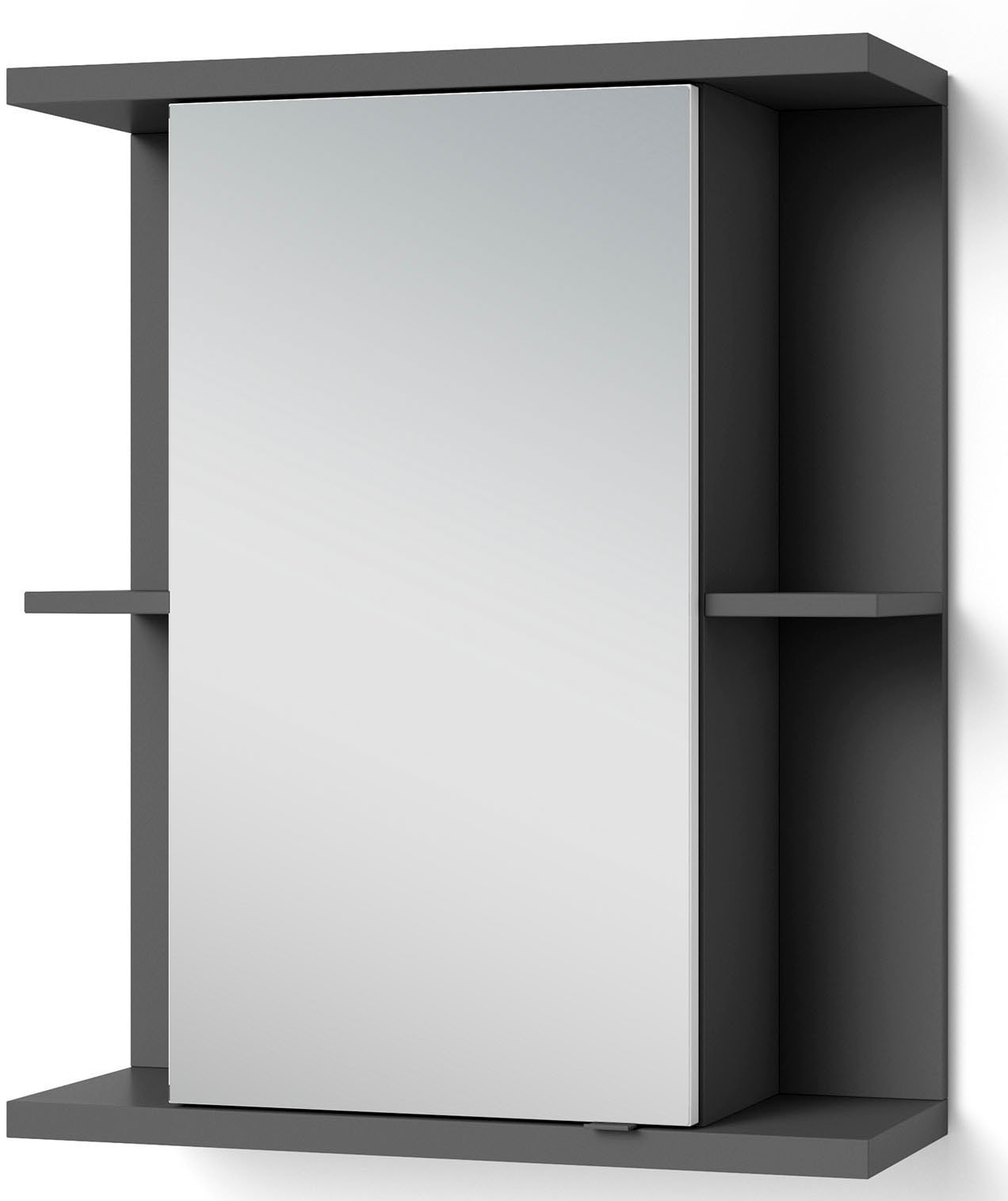 byLIVING Spiegelschrank »Nebraska«, Breite 60 cm, mit großer Spiegeltür und viel Stauraum