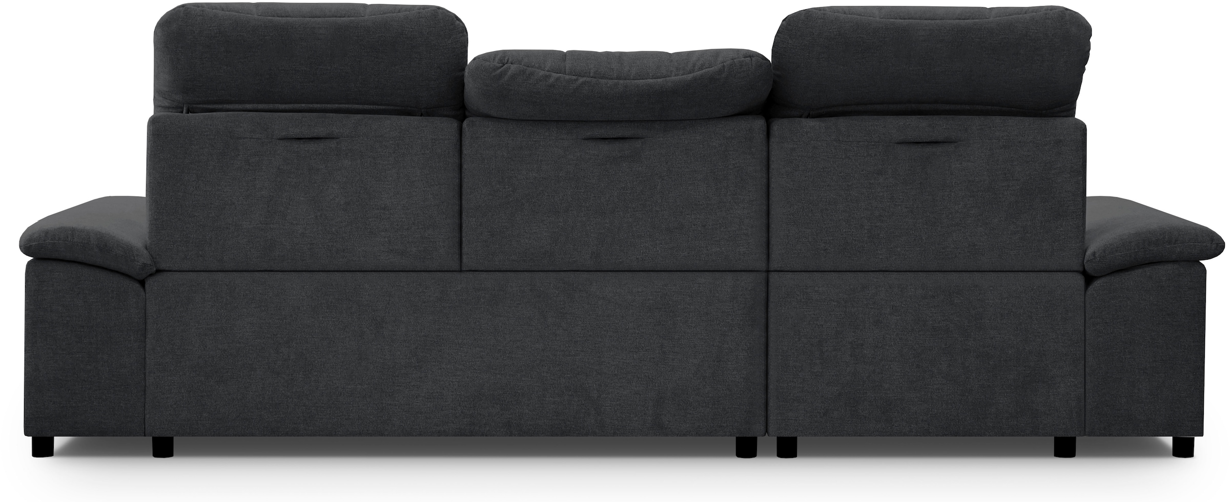 WERK2 Ecksofa Carmen, Sofa, Eckcouch mit Schlaffunktion, Bettkasten und Sitztiefenverstellung