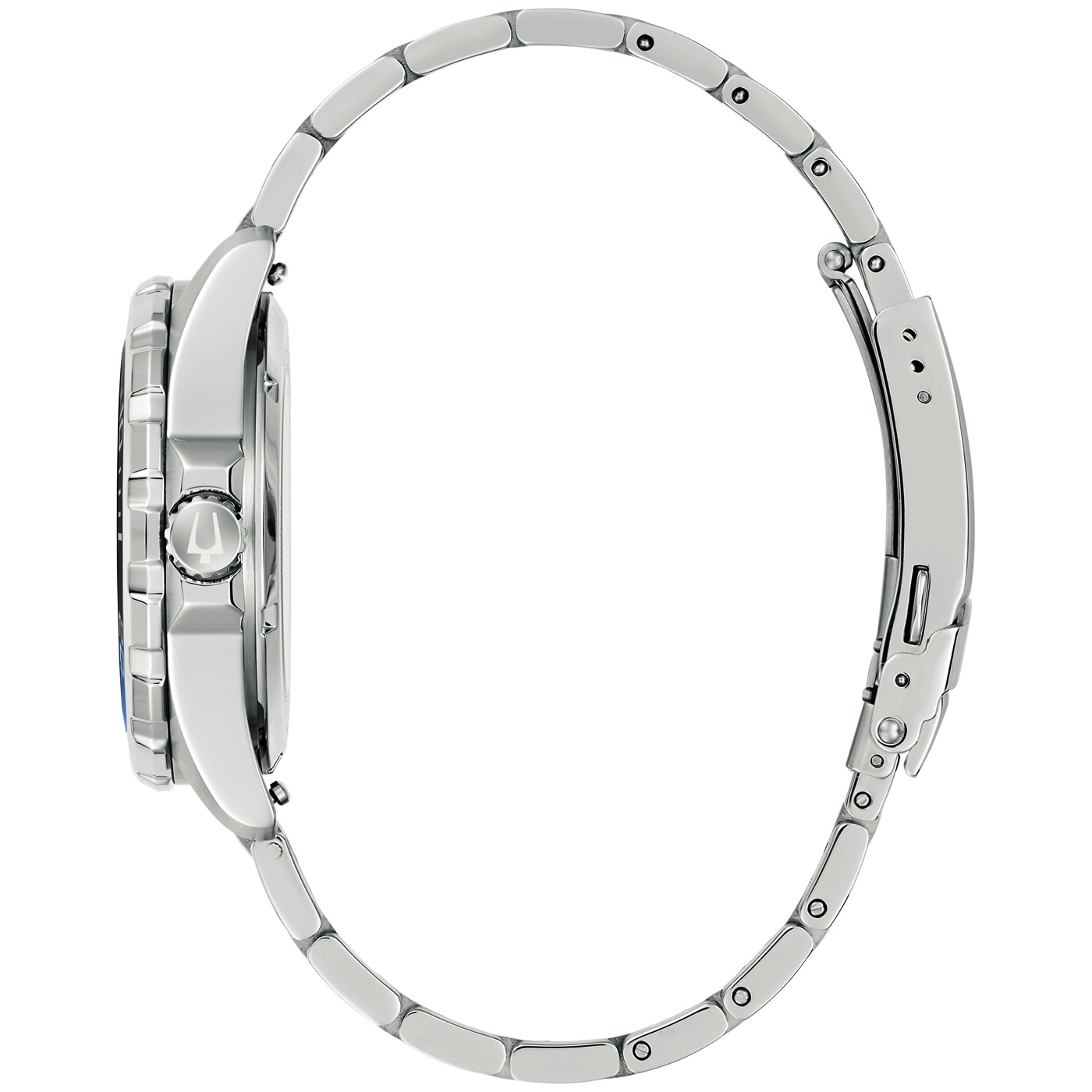 Bulova Mechanische Uhr »Marine Star« Armbanduhr, Herrenuhr, Edelstahlarmband, analog, Big Date