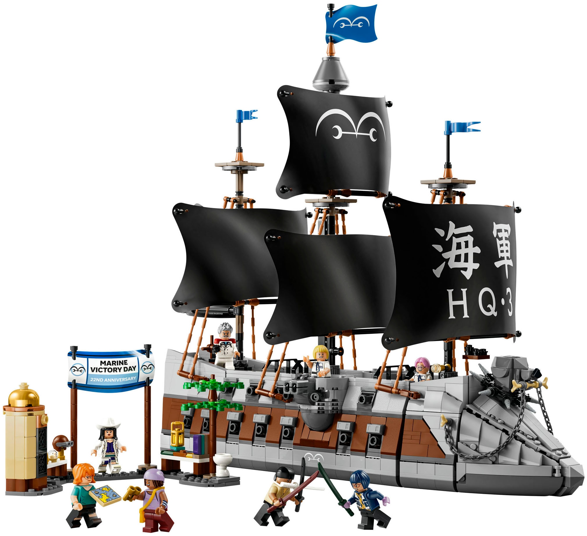 LEGO® Konstruktionsspielsteine »Garps Marineschlachtschiff (75646), LEGO ONE PIECE« Made in Europe