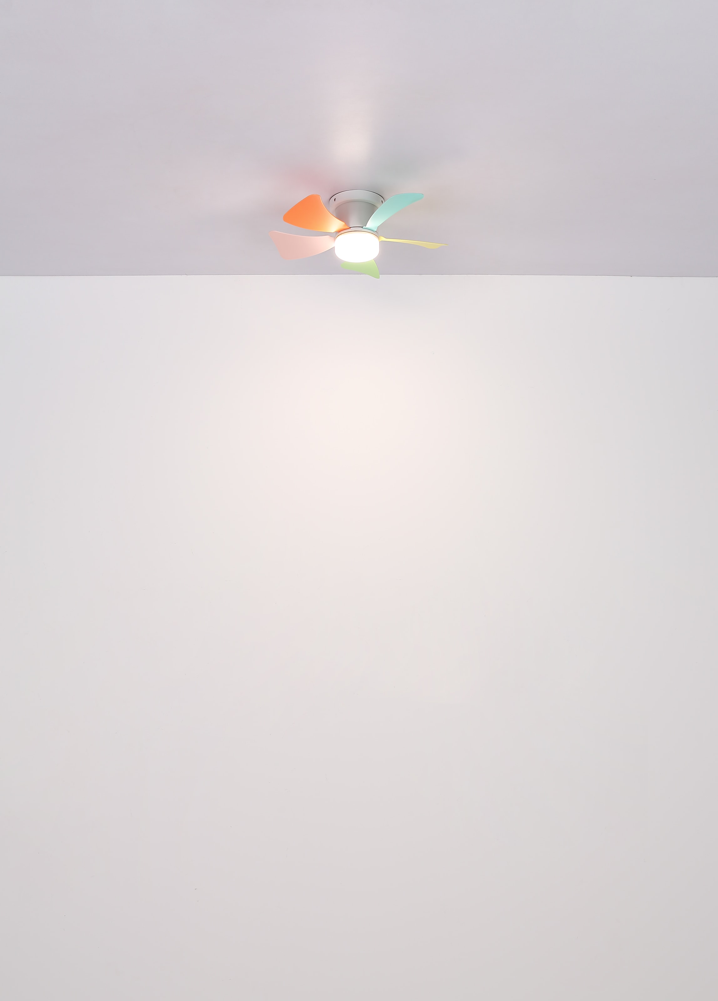 GLOBO LIGHTING Deckenleuchte »HINES« LED-Modul 1 Stk. warmweiß - kaltweiß Ventilator bunt kühlen-heizen Wohnzimmer Schlafzimmer