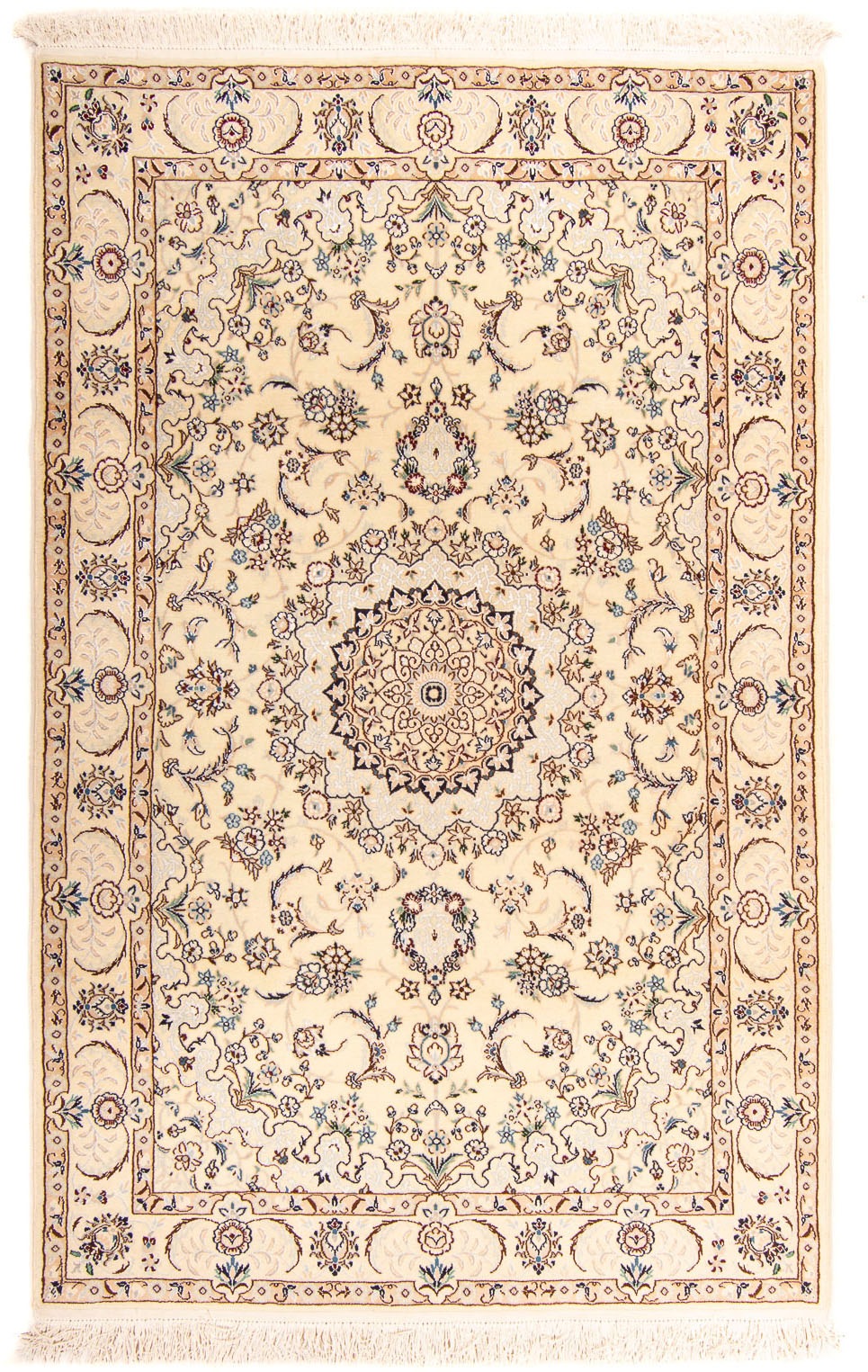 morgenland Orientteppich »Perser - Nain - Royal - 211 x 127 cm - beige«, re günstig online kaufen