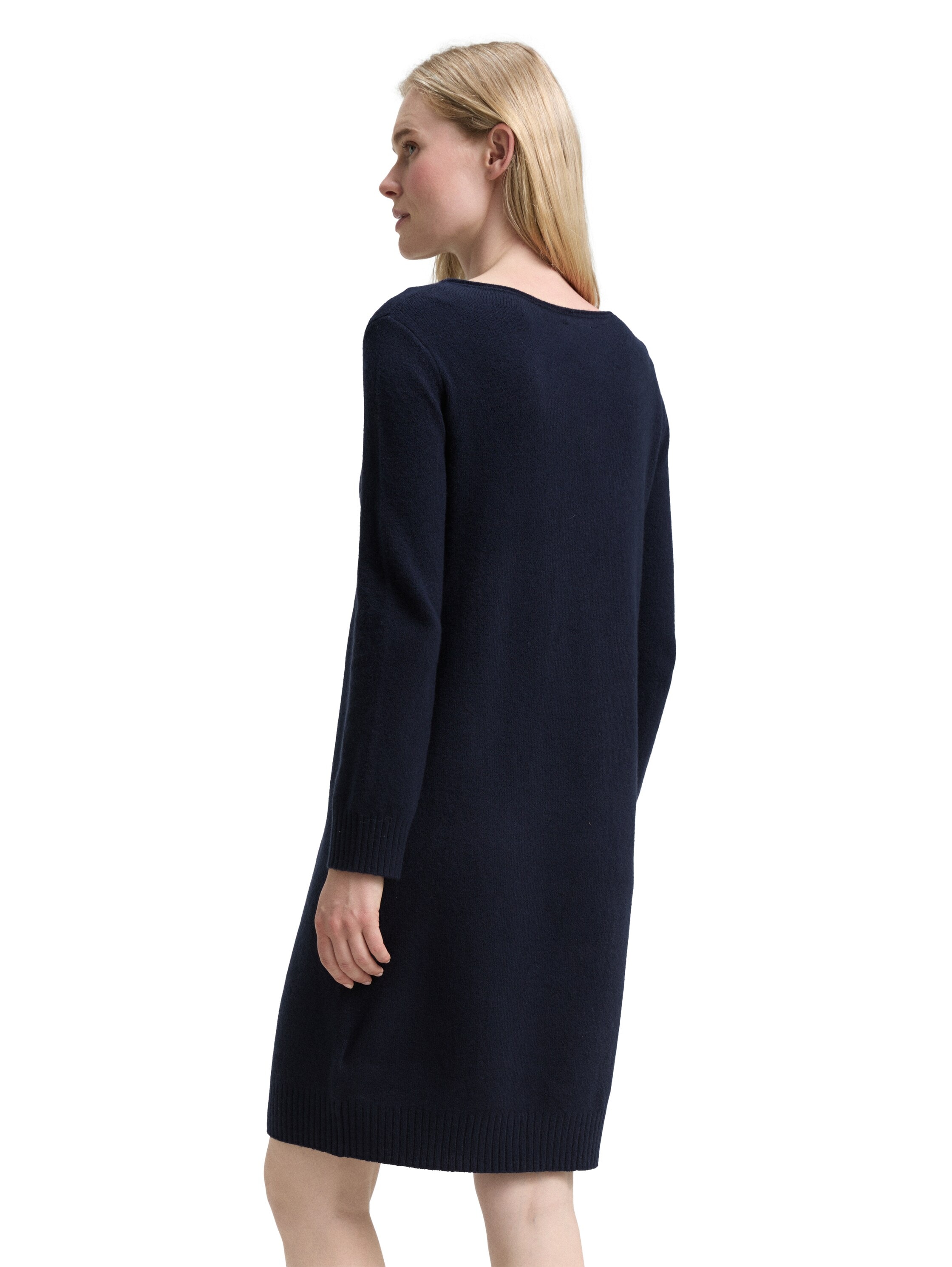 TOM TAILOR Strickkleid, mit Rippbündchen
