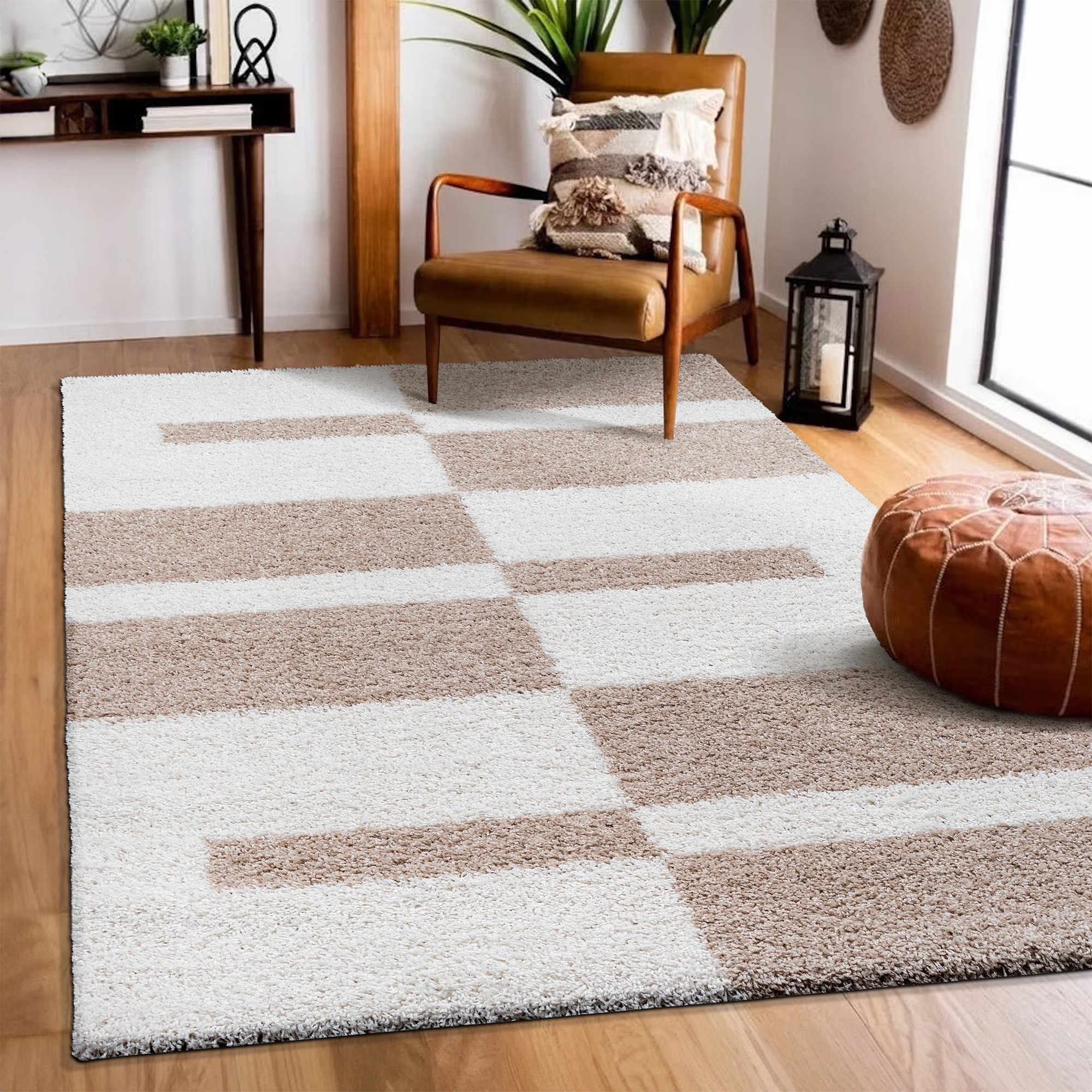 Sanat Hochflor-Teppich »Milano 1254«, rechteckig, 30 mm Höhe, Hochflor, Woh günstig online kaufen