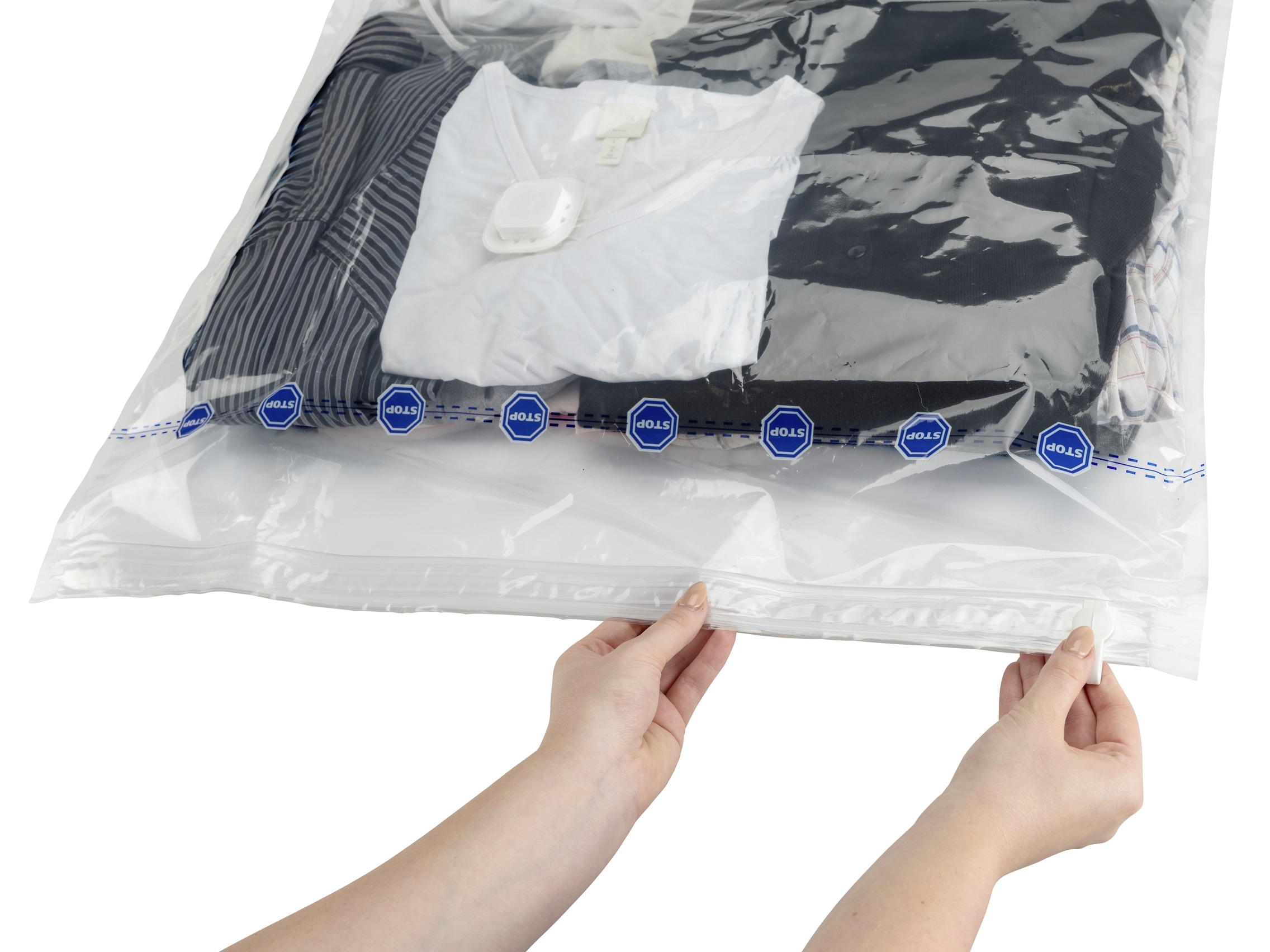 WENKO Vakuumierbeutel »Vakuum Jumbo Cube XXL«, extra großer Vakuumbeutel für Kleidung, Gartenpolster & Bettdecken