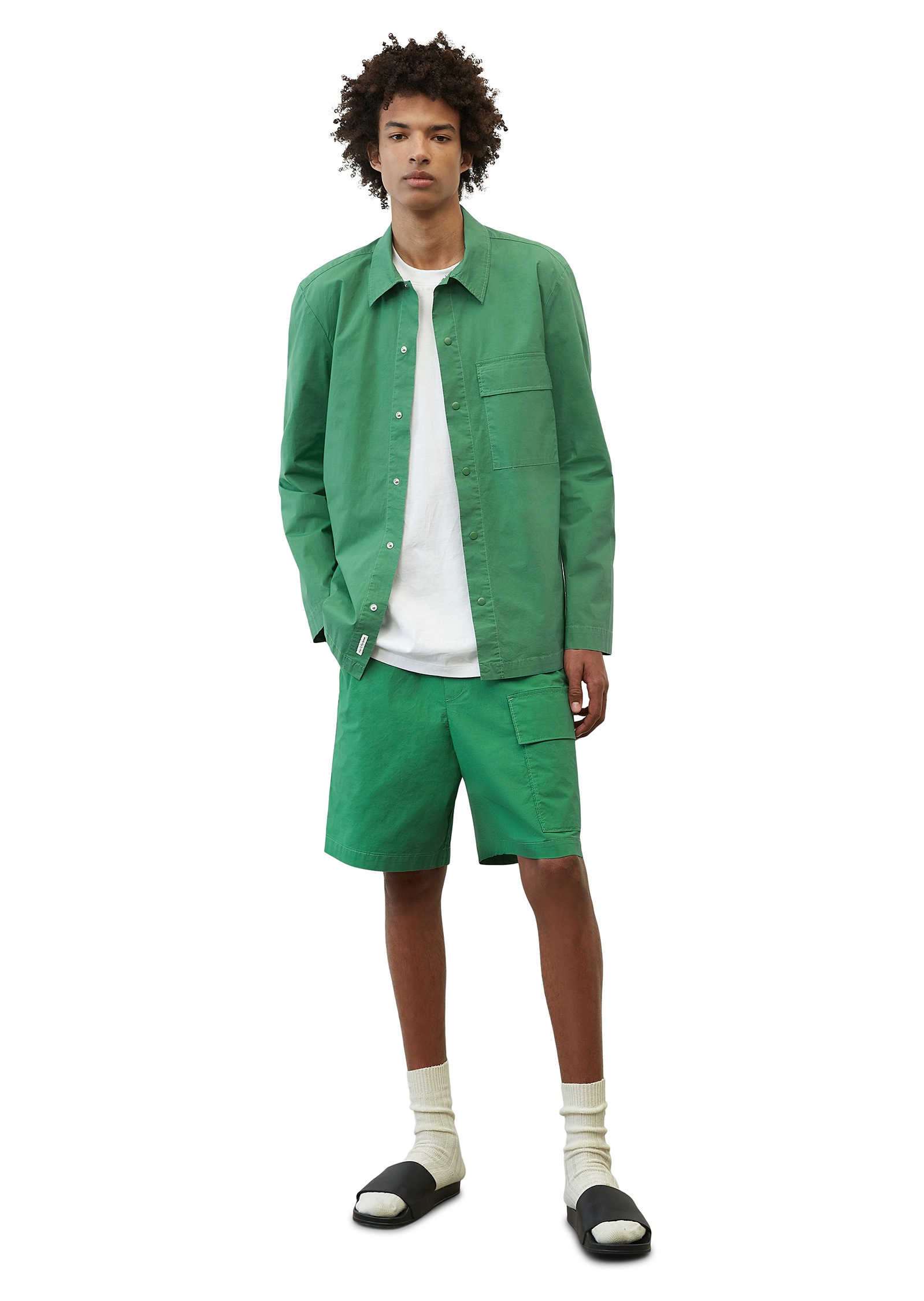 5. Bild von Marc O'Polo DENIM Shorts »aus softem Bio-Baumwolle-Mix«
