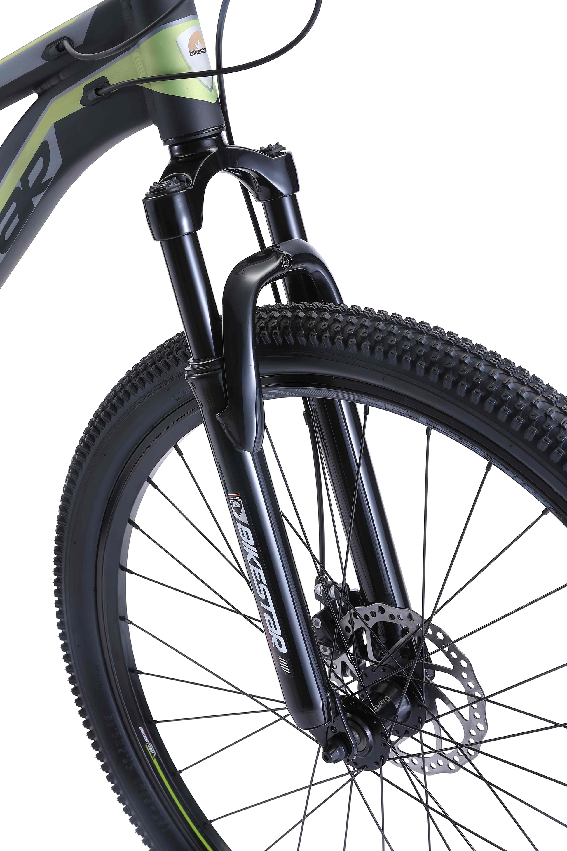 Bikestar Mountainbike, 21 Gang, Shimano, RD-TY300 Schaltwerk, Kettenschaltung, für Damen und Herren, Kettenschaltung